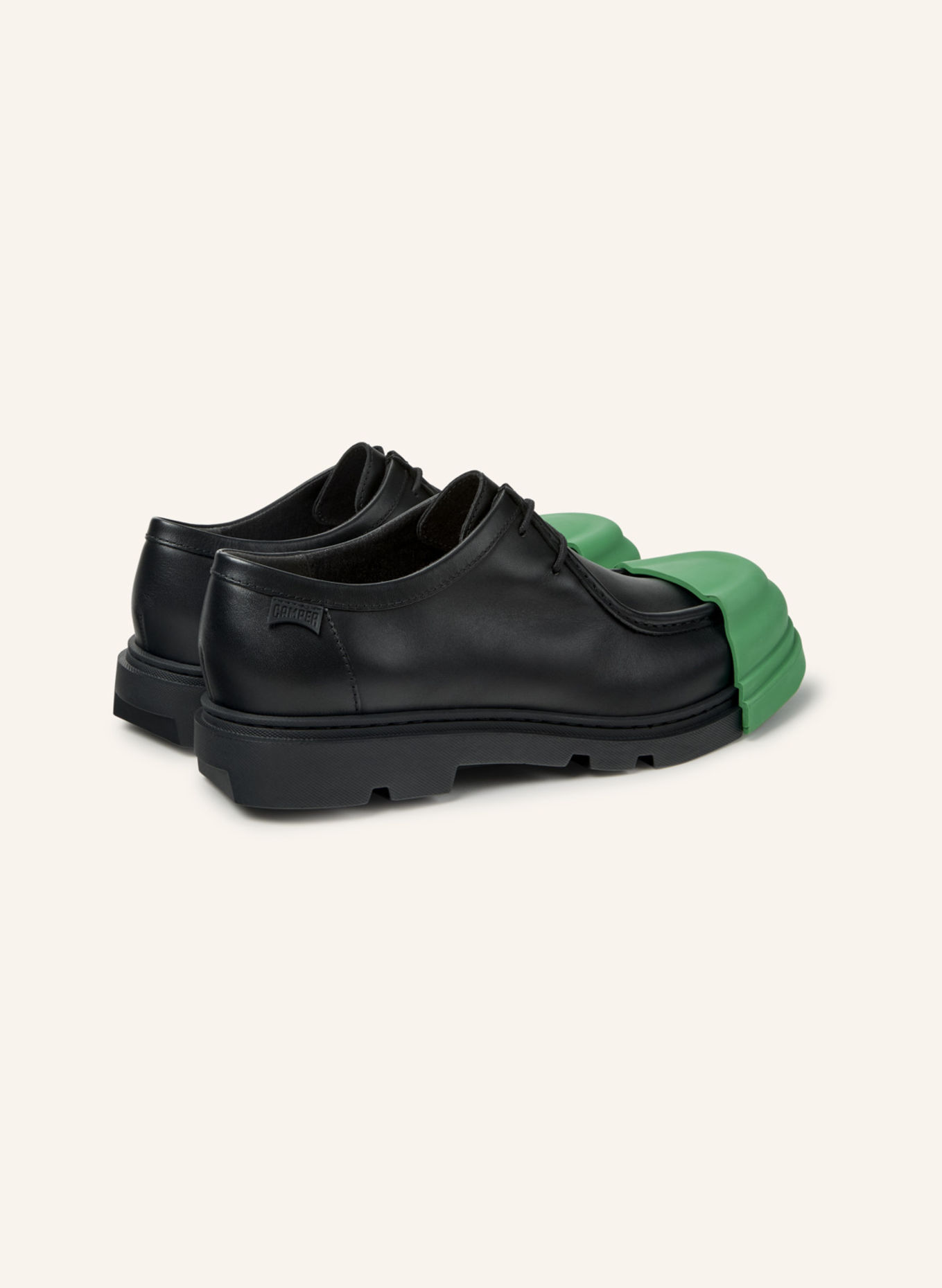 CAMPER Schnürschuhe JUNCTION: SCHWARZ