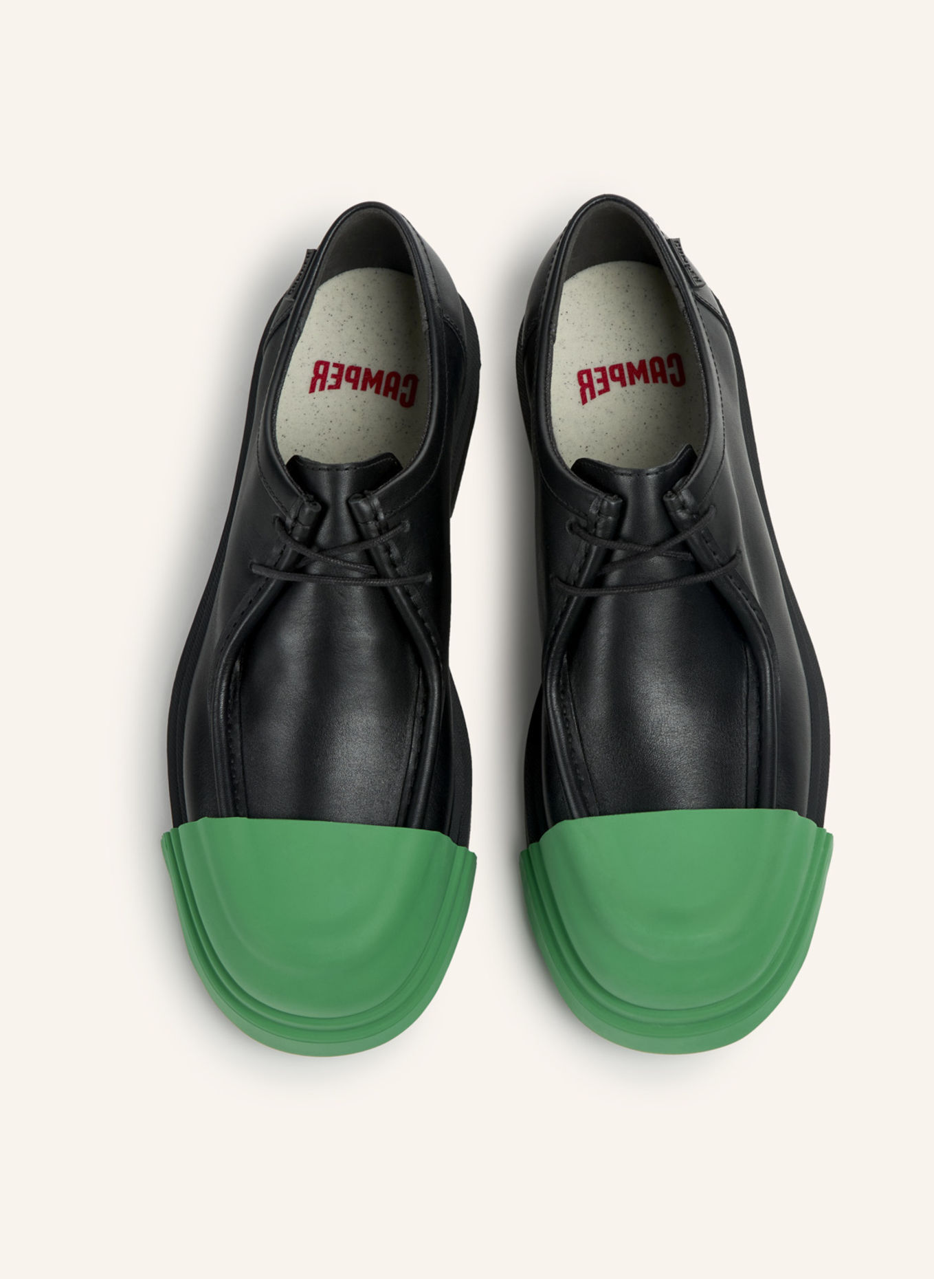 CAMPER Schnürschuhe JUNCTION: SCHWARZ
