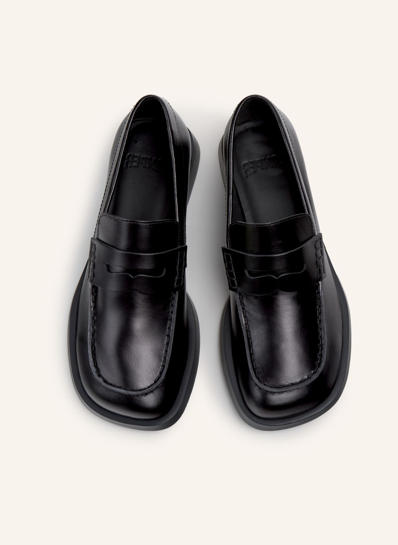 CAMPER Mokassins DONNA TWINS: SCHWARZ