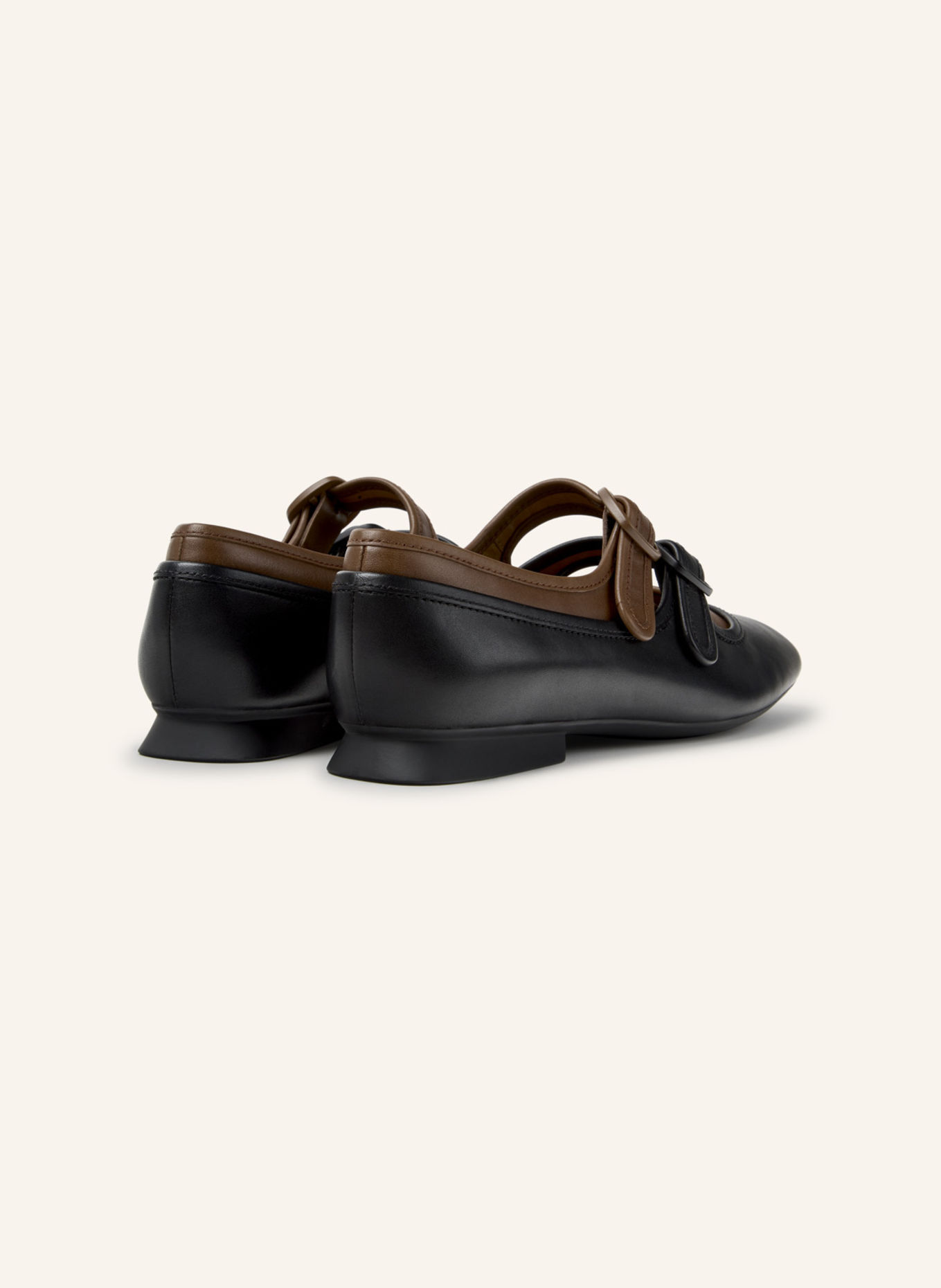 CAMPER Ballerinas CASI MYRA: SCHWARZ / BRAUN
