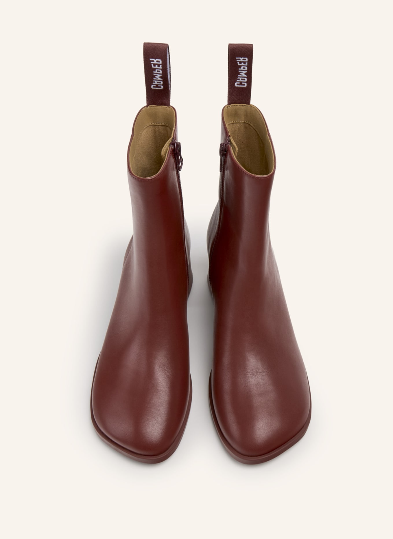 CAMPER Stiefeletten KORA: DUNKELROT