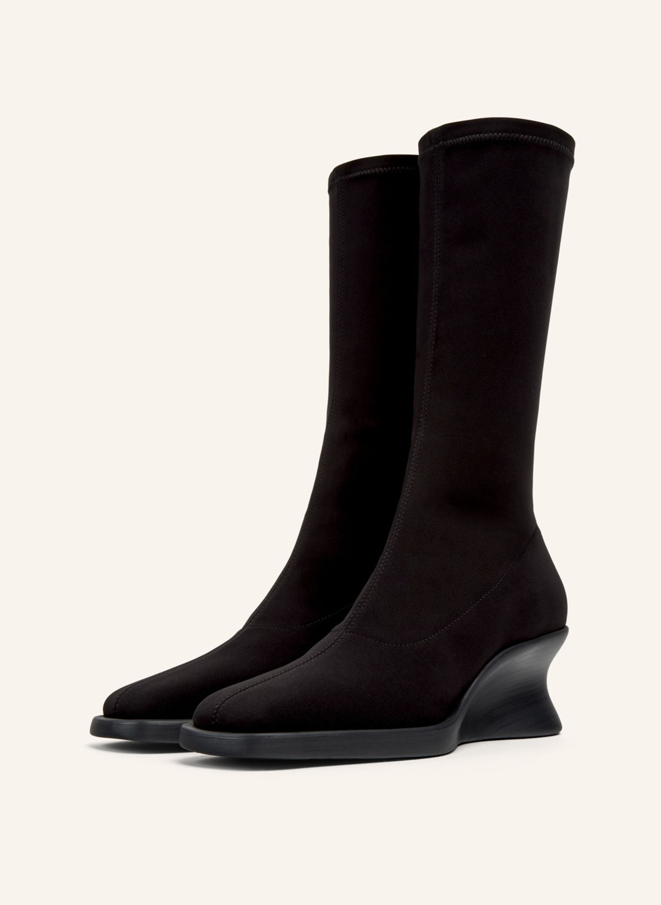 CAMPER Hoher Stiefel LOUISE: SCHWARZ