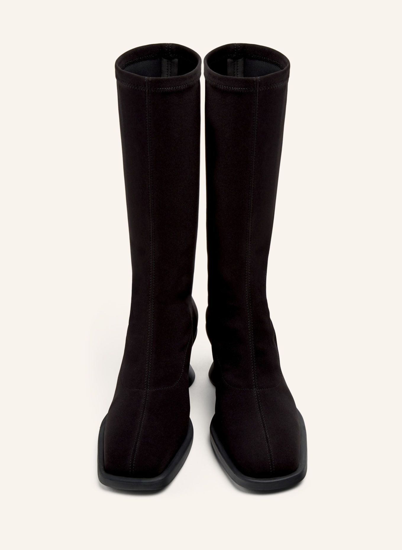 CAMPER Hoher Stiefel LOUISE: SCHWARZ