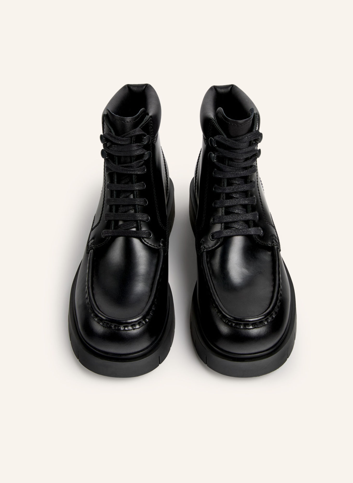CAMPER Schnürstiefel ALARO: SCHWARZ