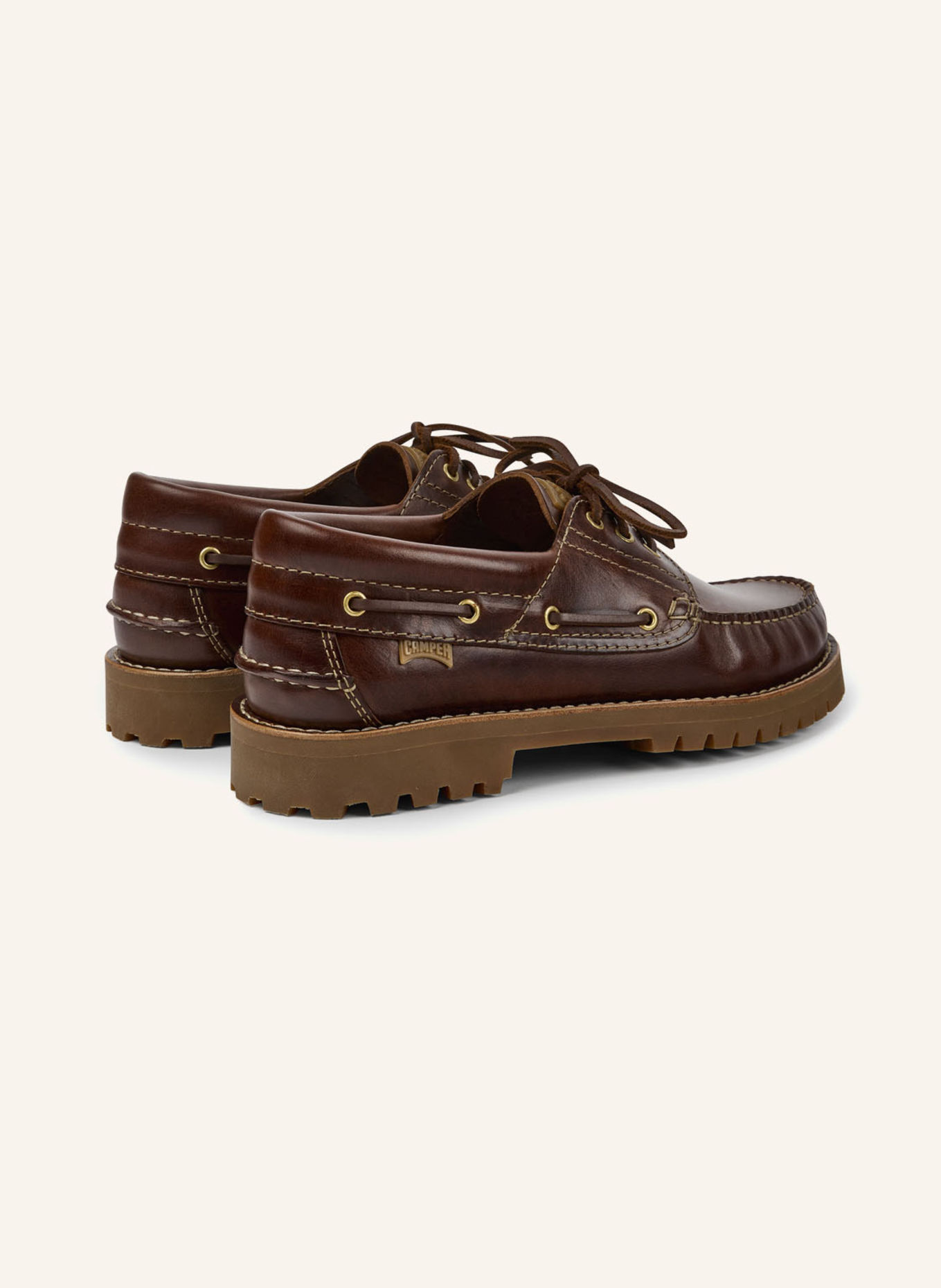 CAMPER Schnürschuhe NAUTICO: BRAUN