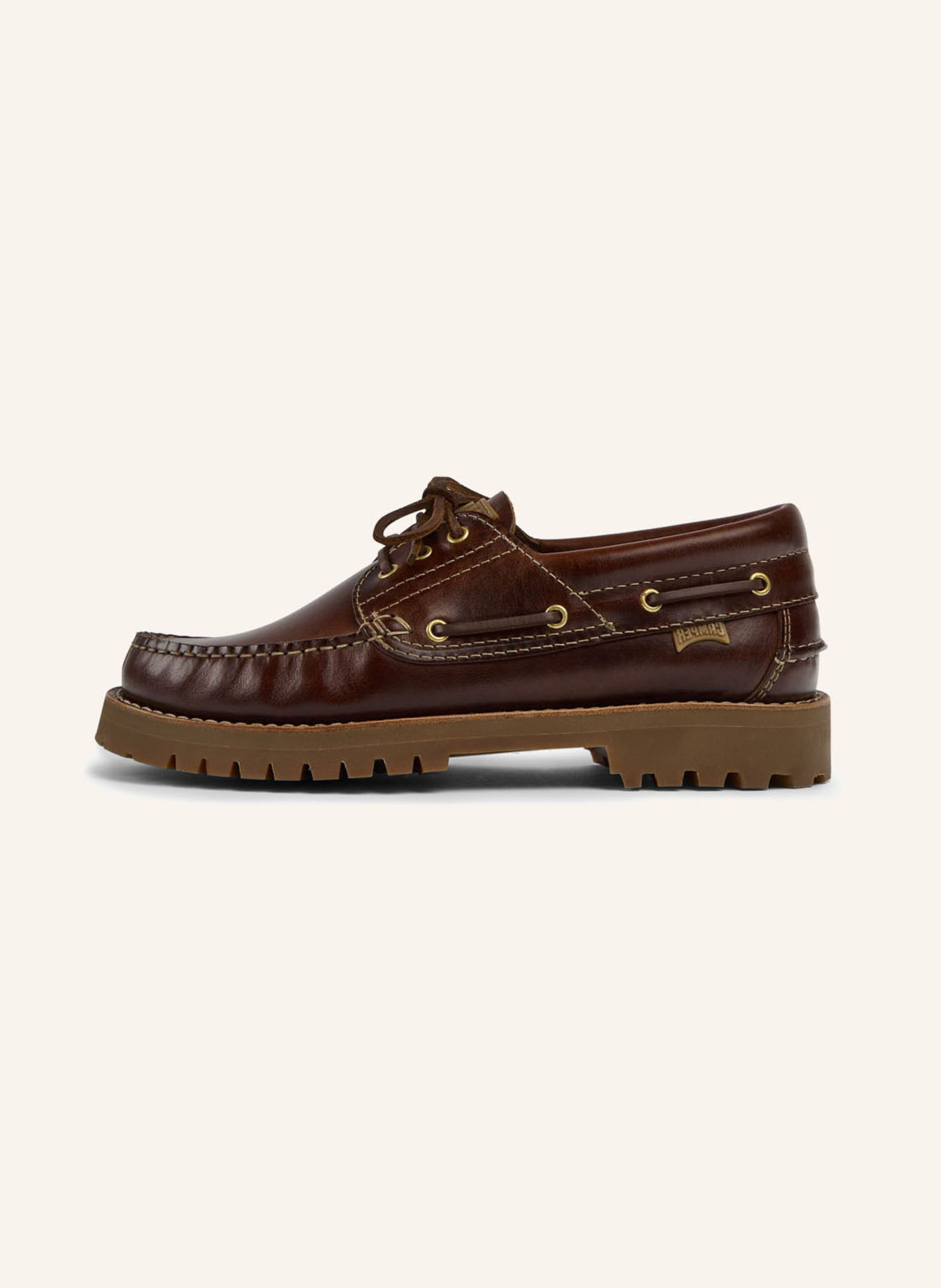 CAMPER Schnürschuhe NAUTICO: BRAUN