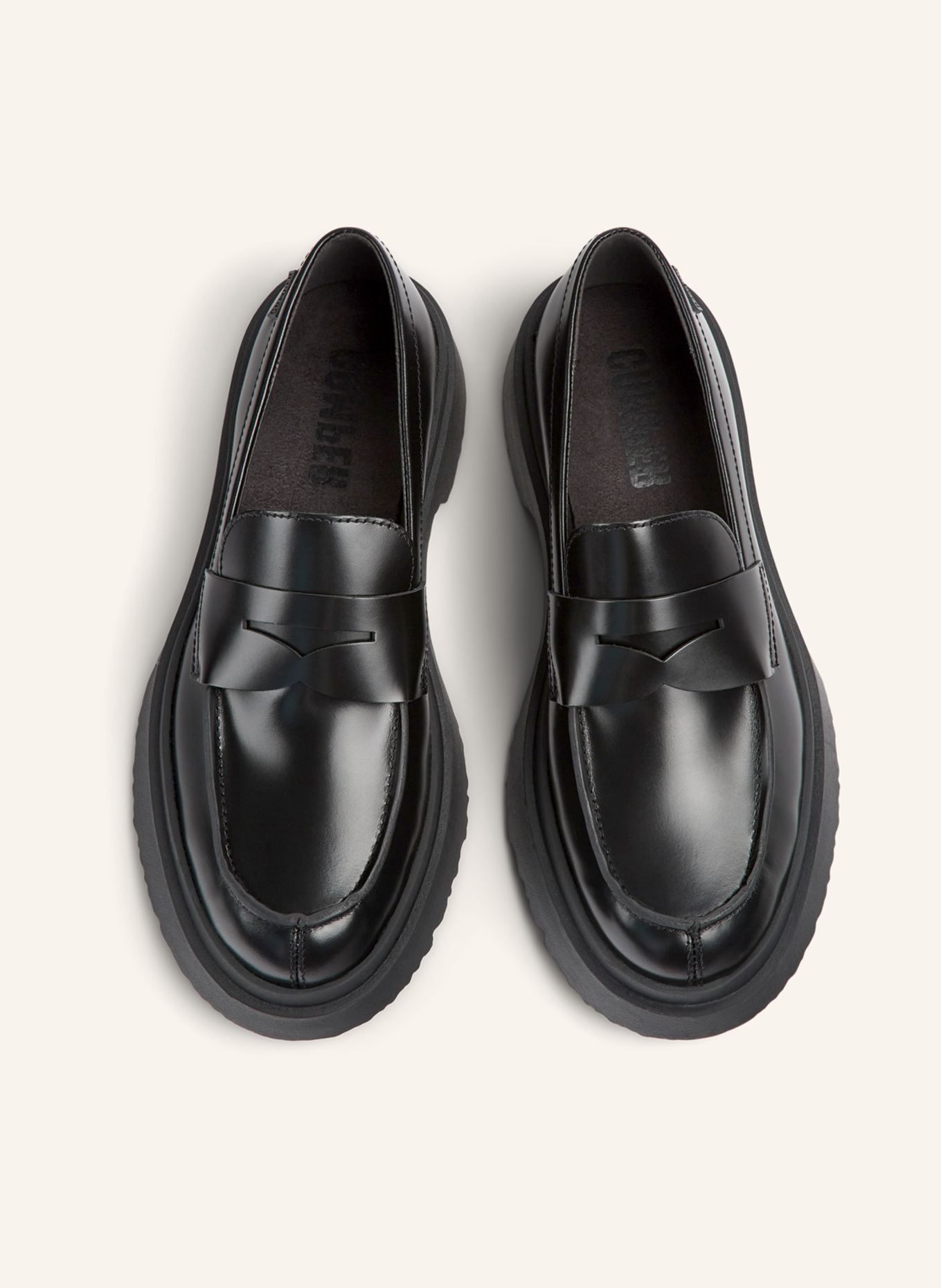 CAMPER Mokassins WALDEN: SCHWARZ