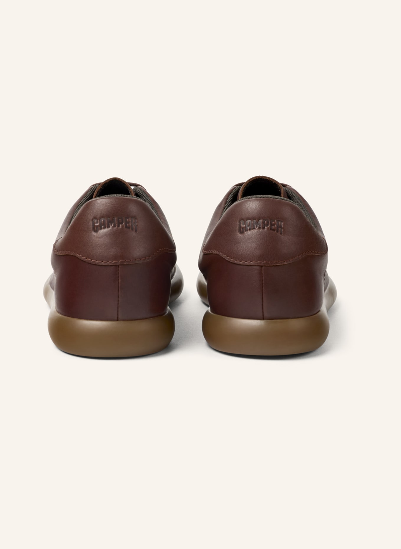 CAMPER Schnürschuhe PELOTAS SOLLER: BRAUN