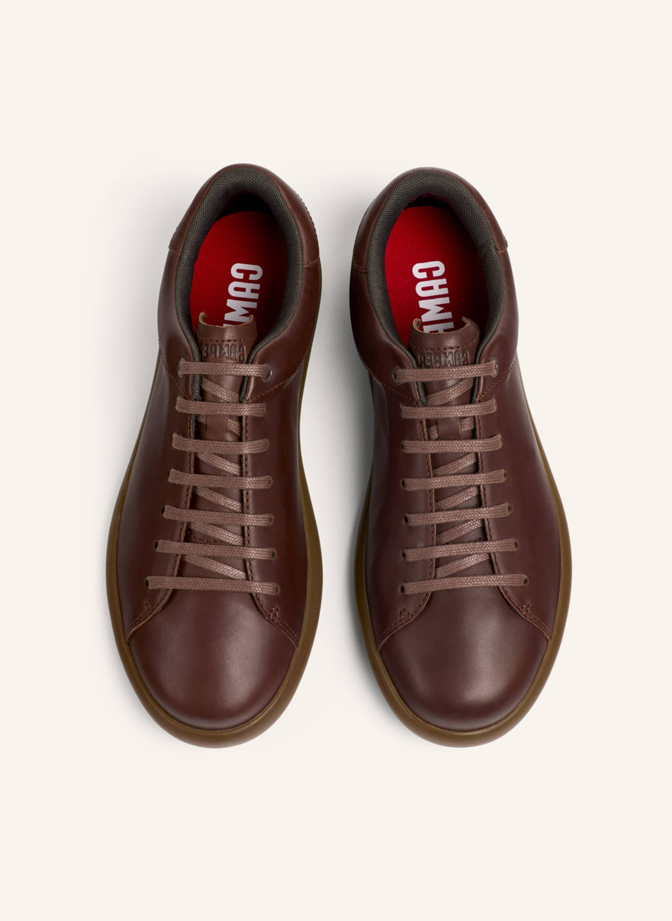 CAMPER Schnürschuhe PELOTAS SOLLER: BRAUN