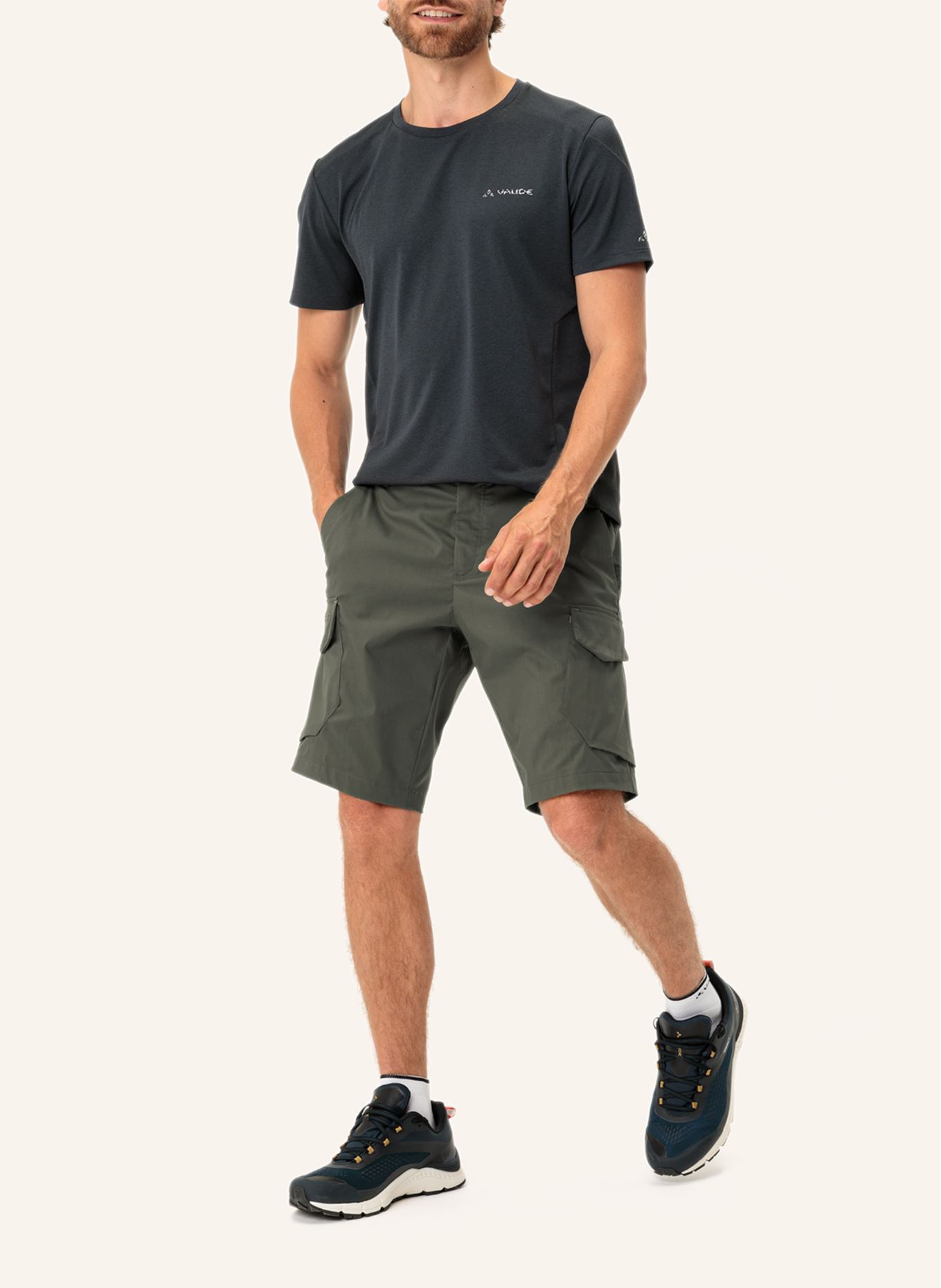 VAUDE Outdoor-Hose M NEYLAND CARGO STS: KHAKI