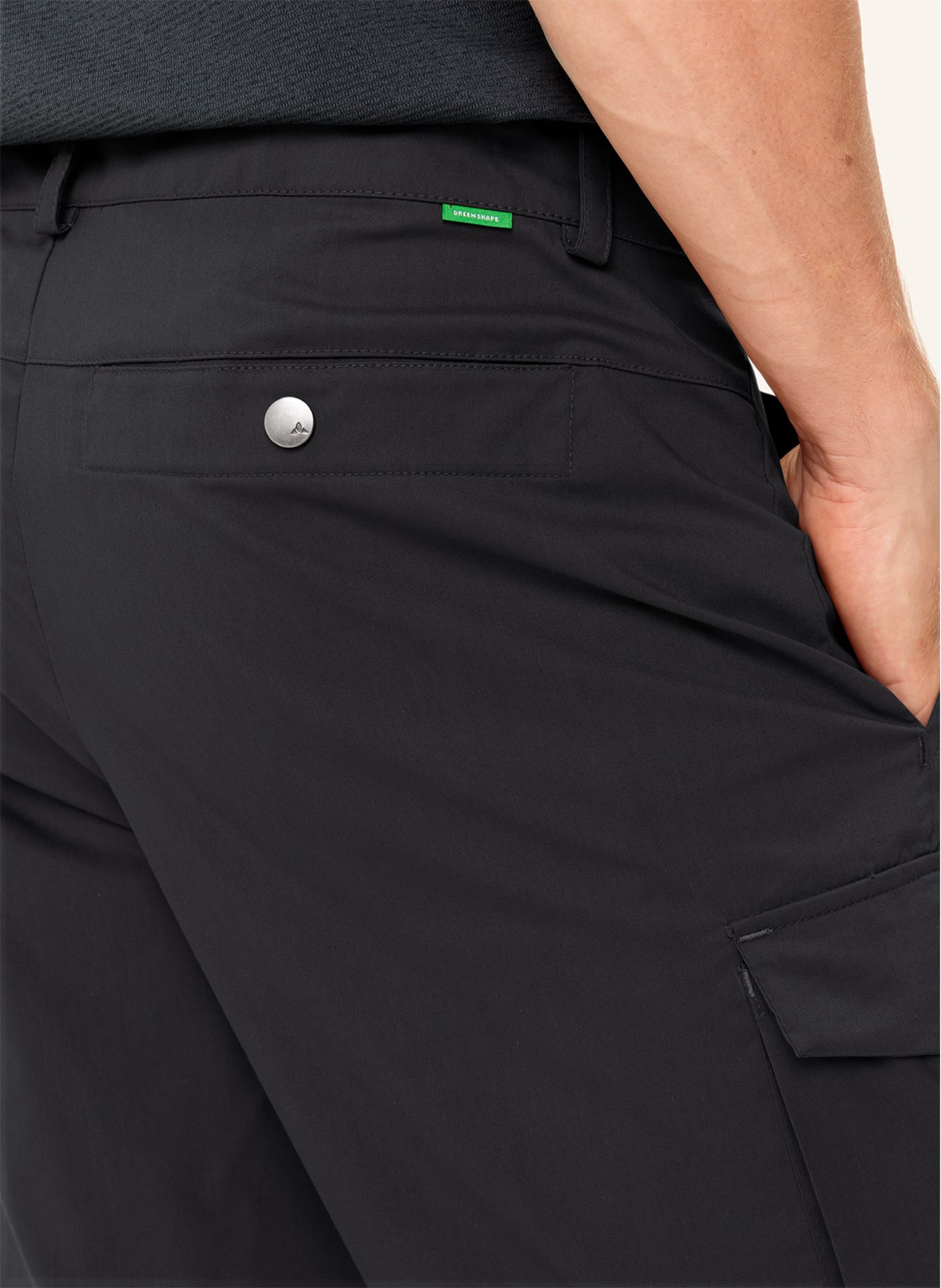 VAUDE Outdoor-Hose M NEYLAND CARGO STS: SCHWARZ