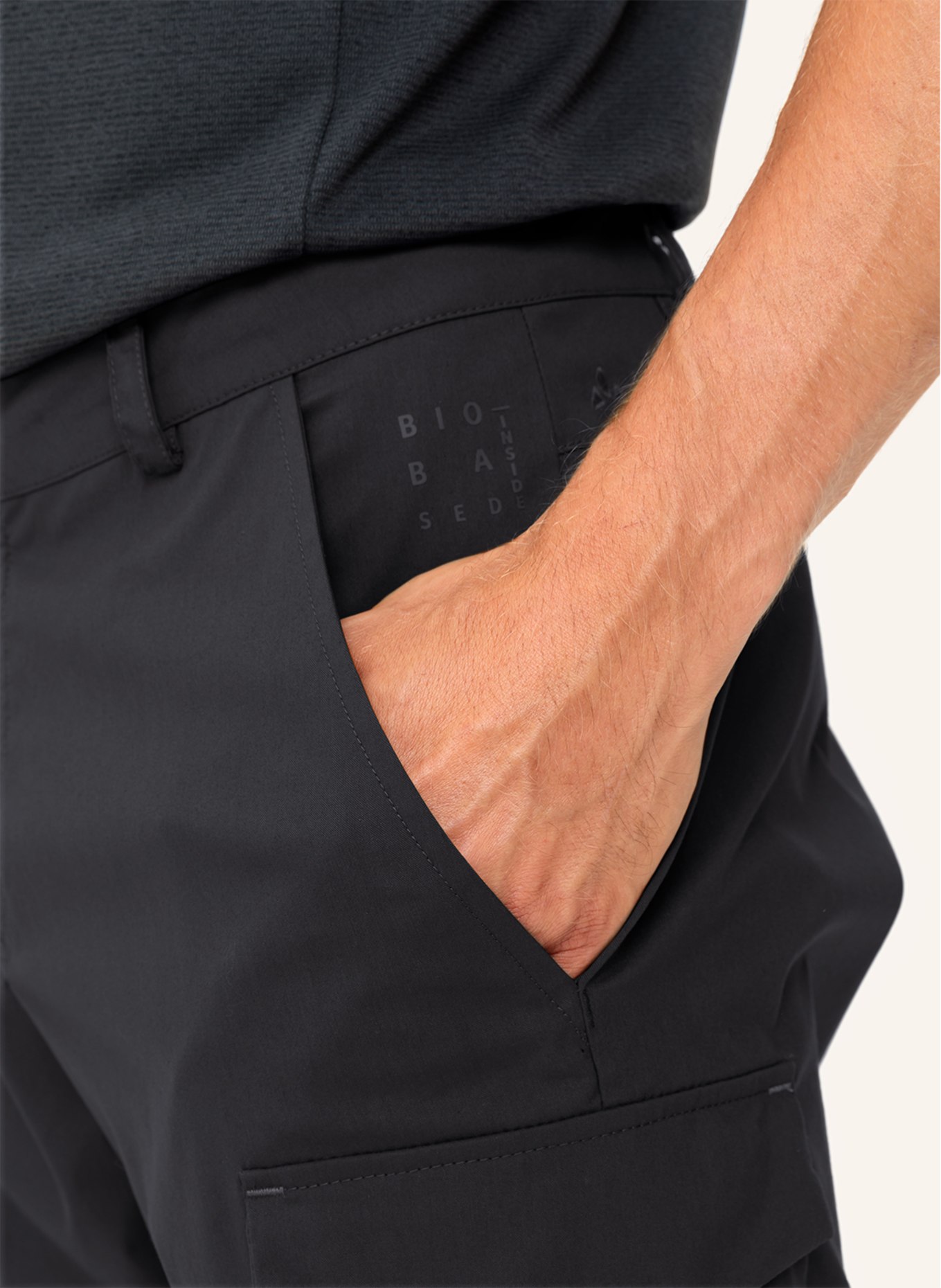 VAUDE Outdoor-Hose M NEYLAND CARGO STS: SCHWARZ