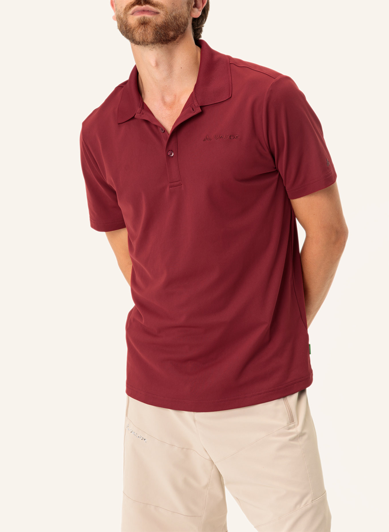 VAUDE Funktions-Poloshirt ESSENTIAL: ROT