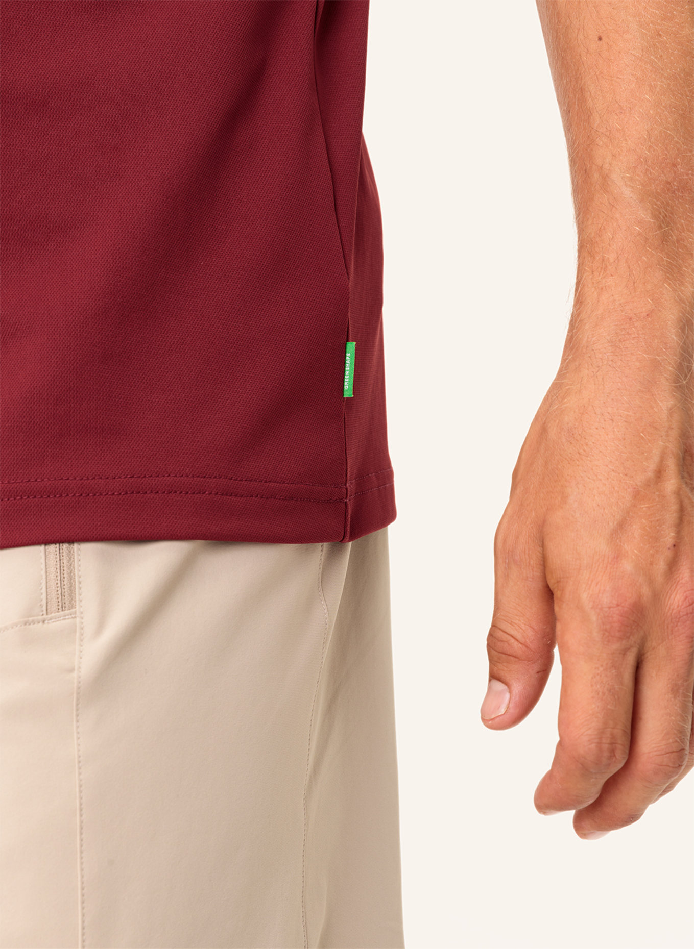 VAUDE Funktions-Poloshirt ESSENTIAL: ROT