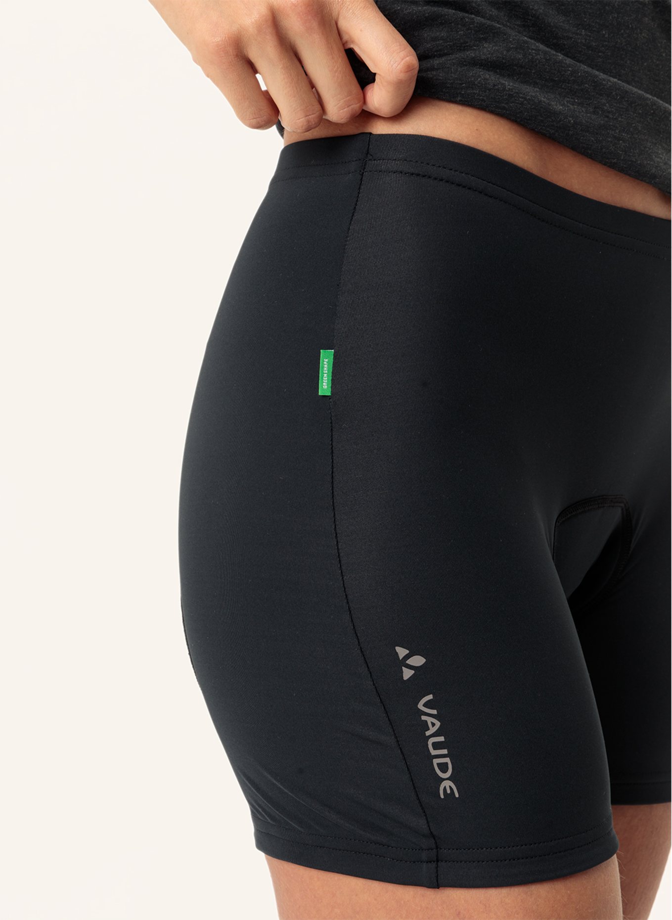 VAUDE Radhose MATERA II mit gepolstertem Einsatz: SCHWARZ