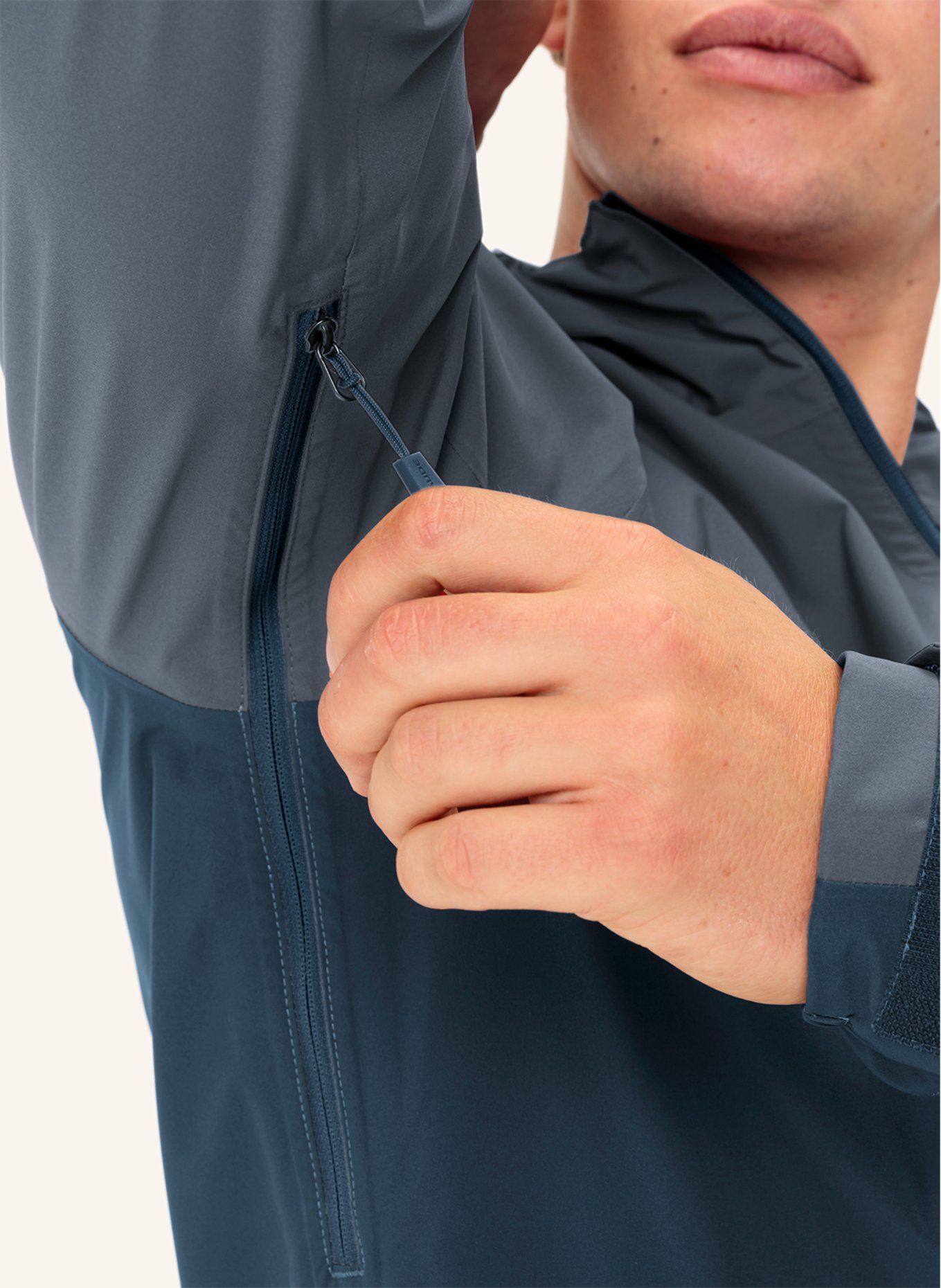 VAUDE Radjacke M  MOAB RAIN J: GRAU