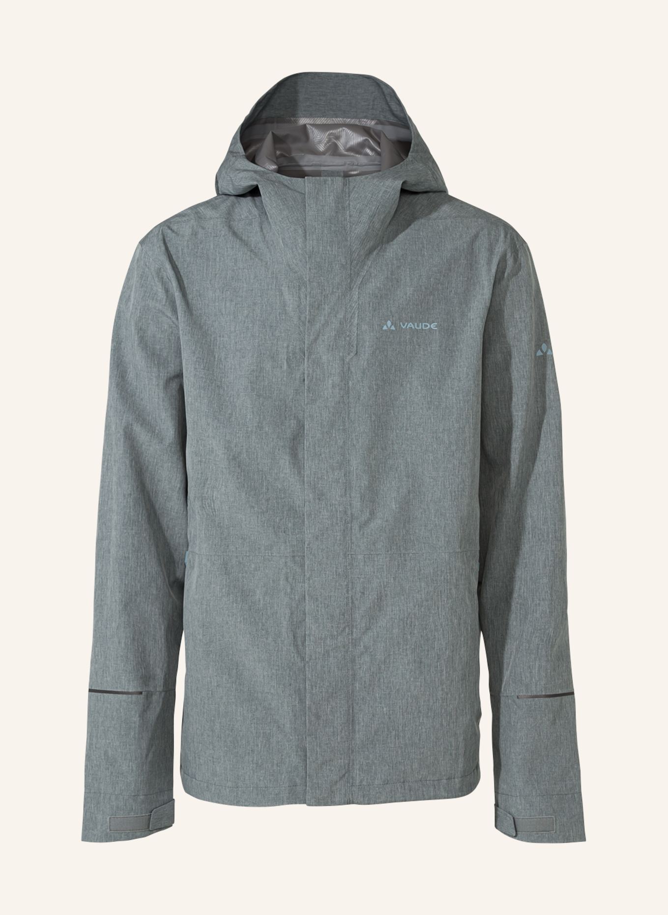 VAUDE Radjacke M YARAS RAIN J II, Farbe: GRAU (Bild 1)