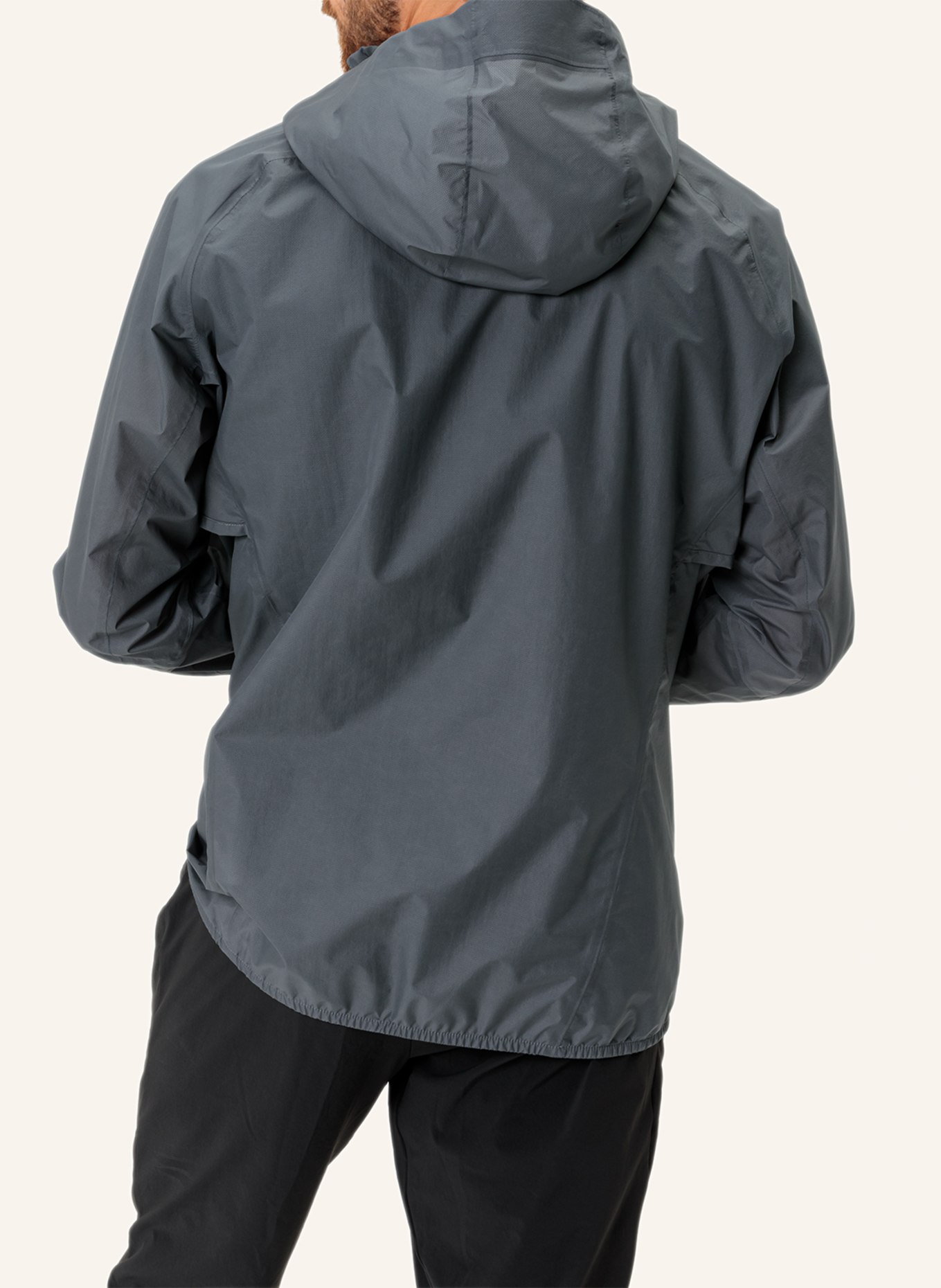 VAUDE Outdoor-Jacke M SCOPI 2,5L LW J: GRAU