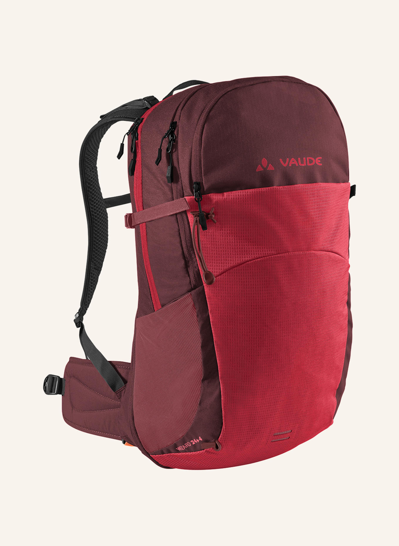 VAUDE Rucksack WIZARD 24+4: ROT