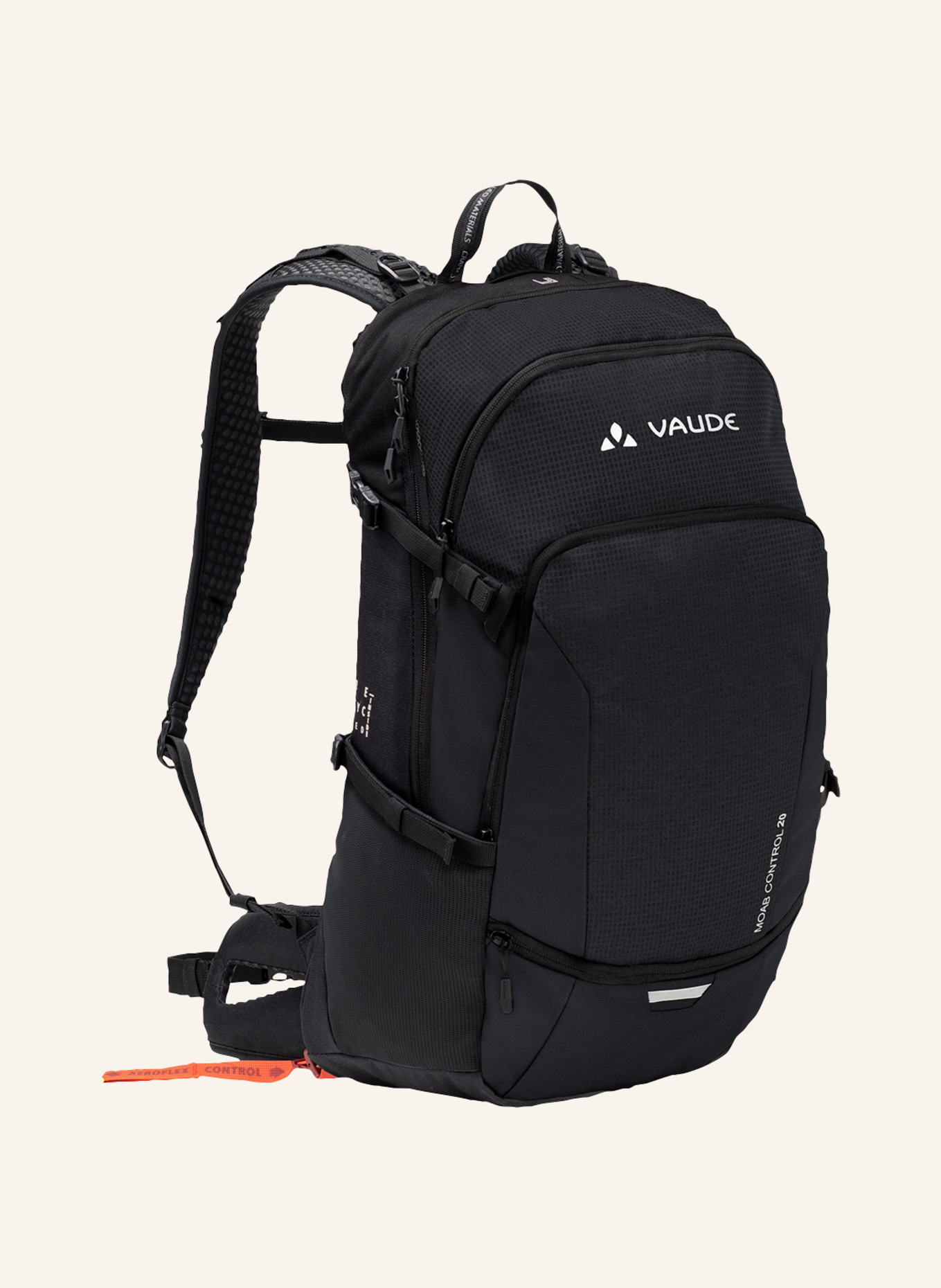 VAUDE Rucksack MOAB CONTROL 20: SCHWARZ