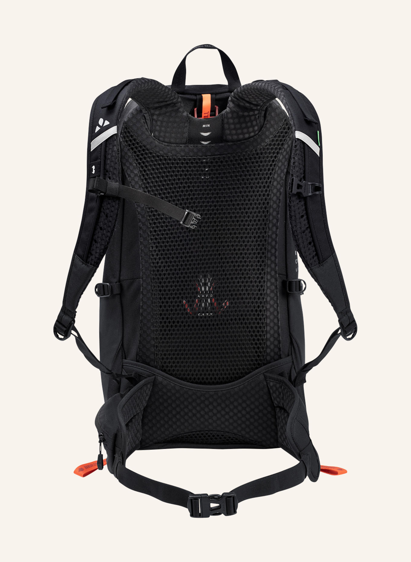 VAUDE Rucksack MOAB CONTROL 20: SCHWARZ