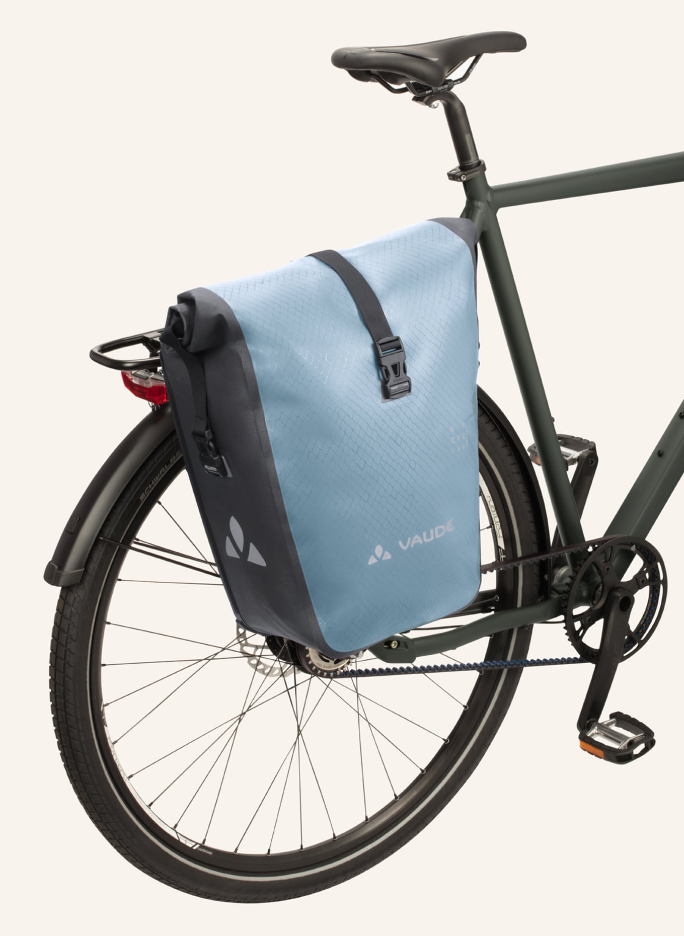 VAUDE Fahrradtasche AQUA BACK SINGLE (REC): BLAU