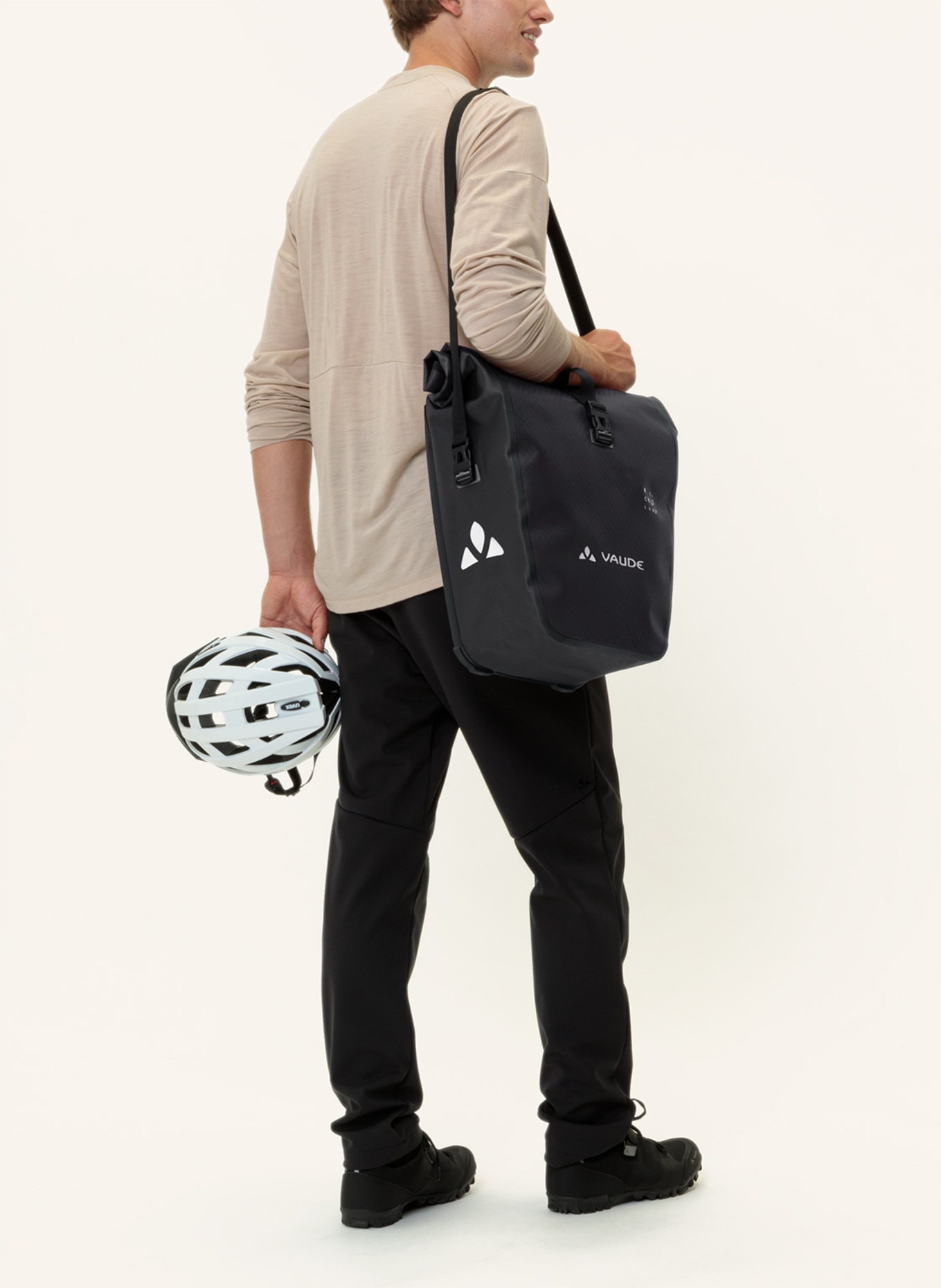 VAUDE Fahrradtasche AQUA BACK SINGLE (REC): SCHWARZ