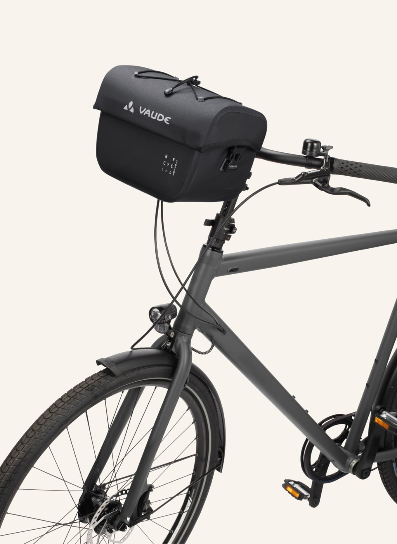 VAUDE Lenkertasche AQUA BOX (REC): SCHWARZ