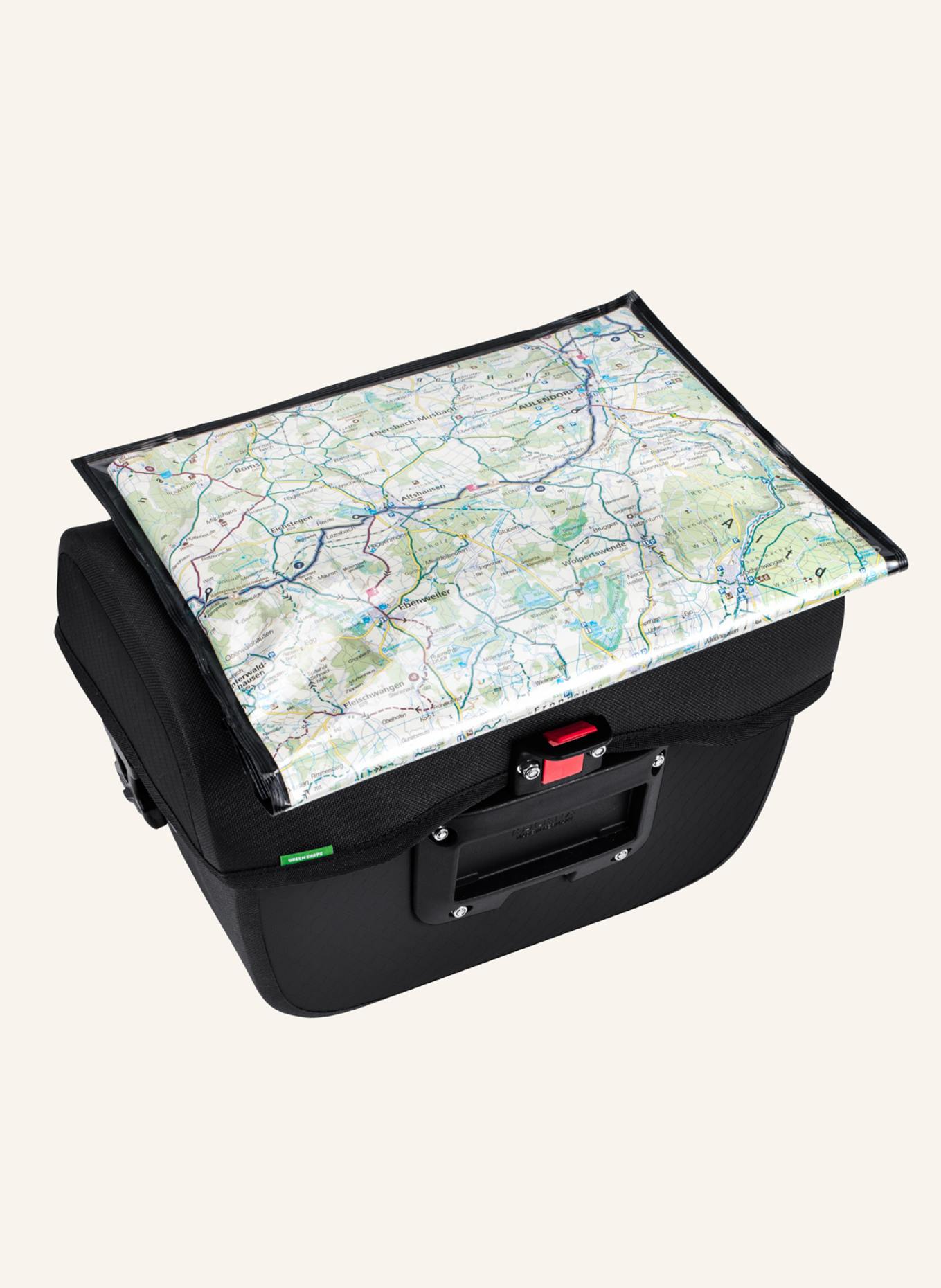 VAUDE Lenkertasche AQUA BOX (REC): SCHWARZ