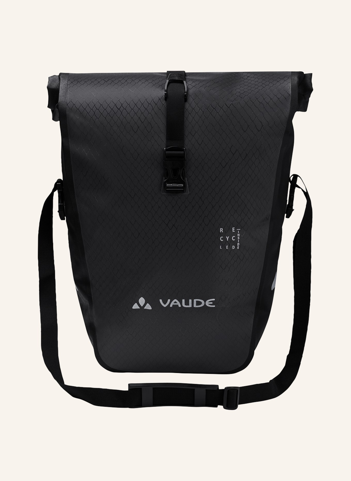 VAUDE Fahrradtasche AQUA BACK SINGLE (REC): SCHWARZ