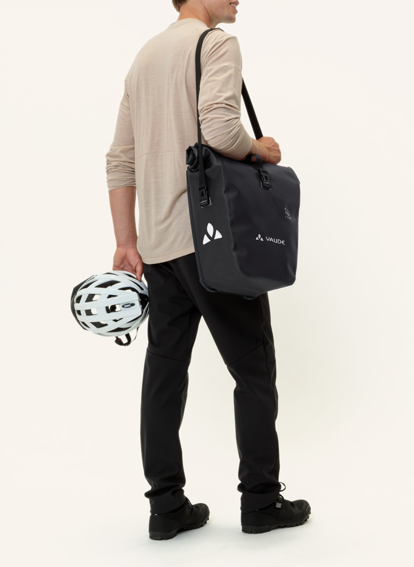 VAUDE Fahrradtasche AQUA BACK SINGLE (REC): SCHWARZ