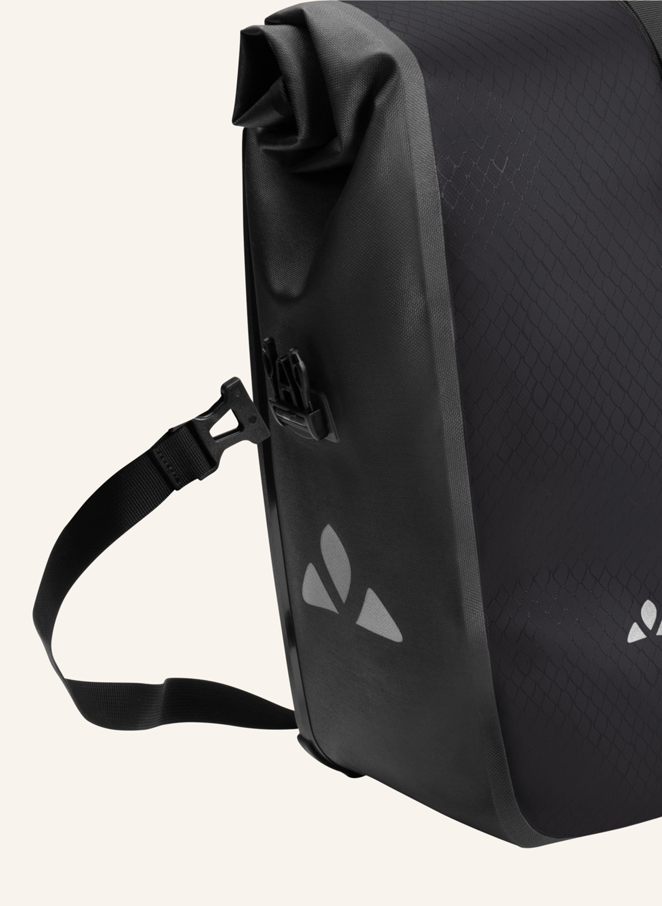 VAUDE Fahrradtasche AQUA BACK SINGLE (REC): SCHWARZ