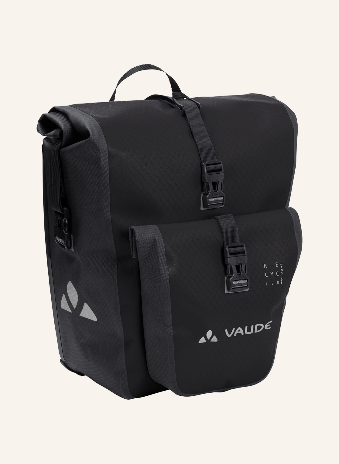 VAUDE Hinterradtasche AQUA BACK PLUS (REC): SCHWARZ