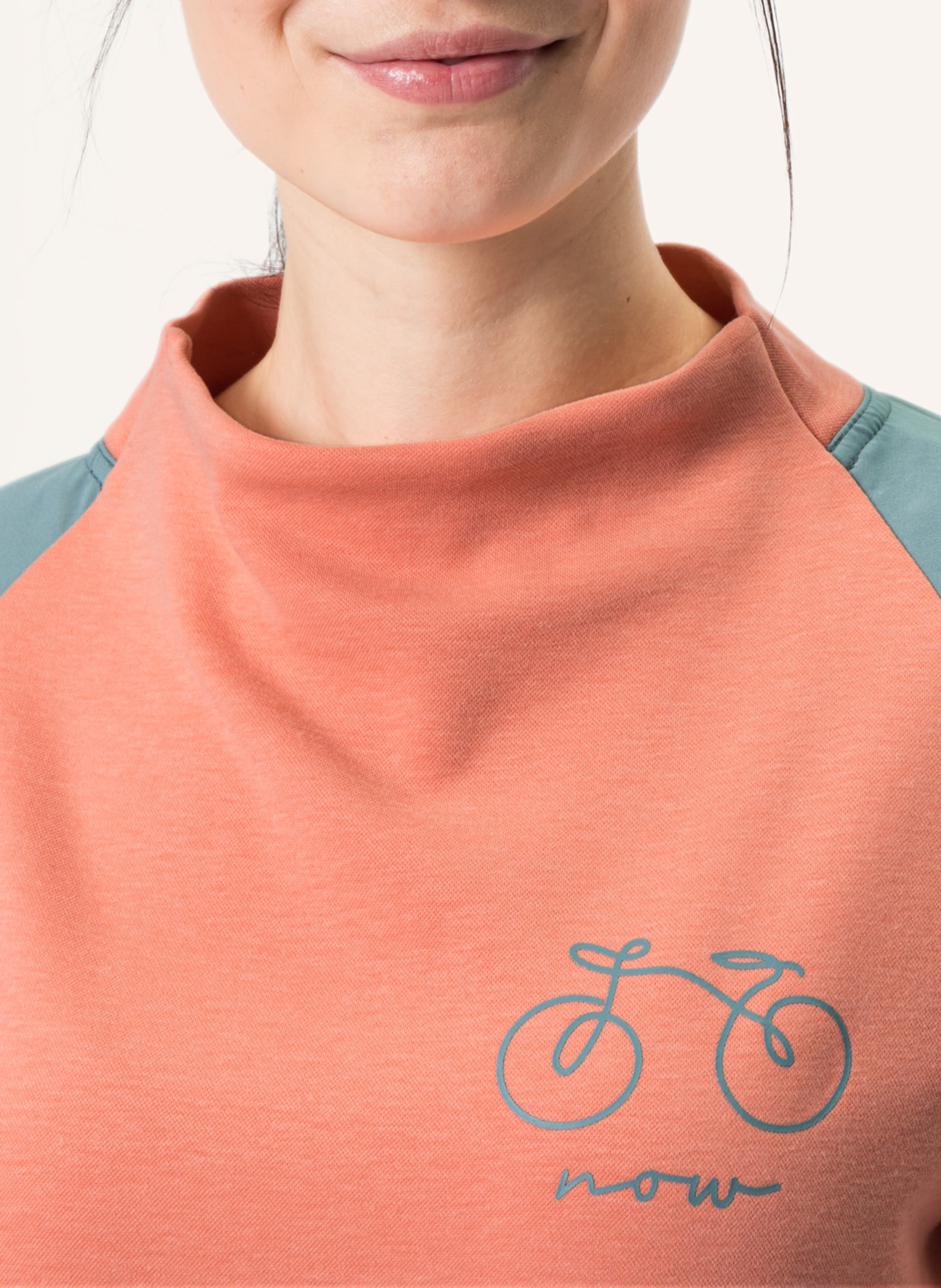 VAUDE Pullover W CYCLIST SWEATER, Farbe: DUNKELROT (Bild 2)