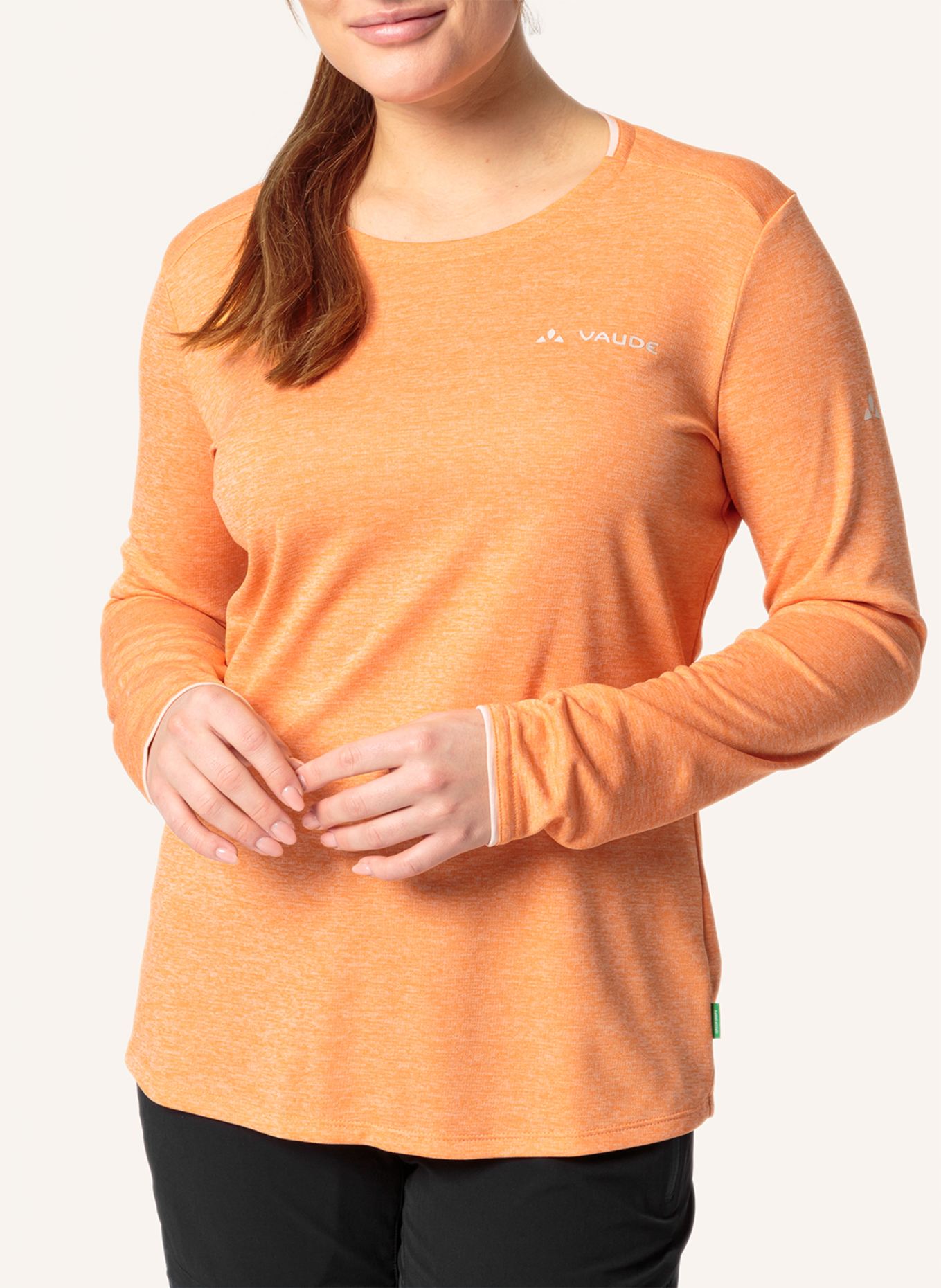 VAUDE Funktionsshirt W ESSENTIAL LS T, Farbe: ORANGE (Bild 4)