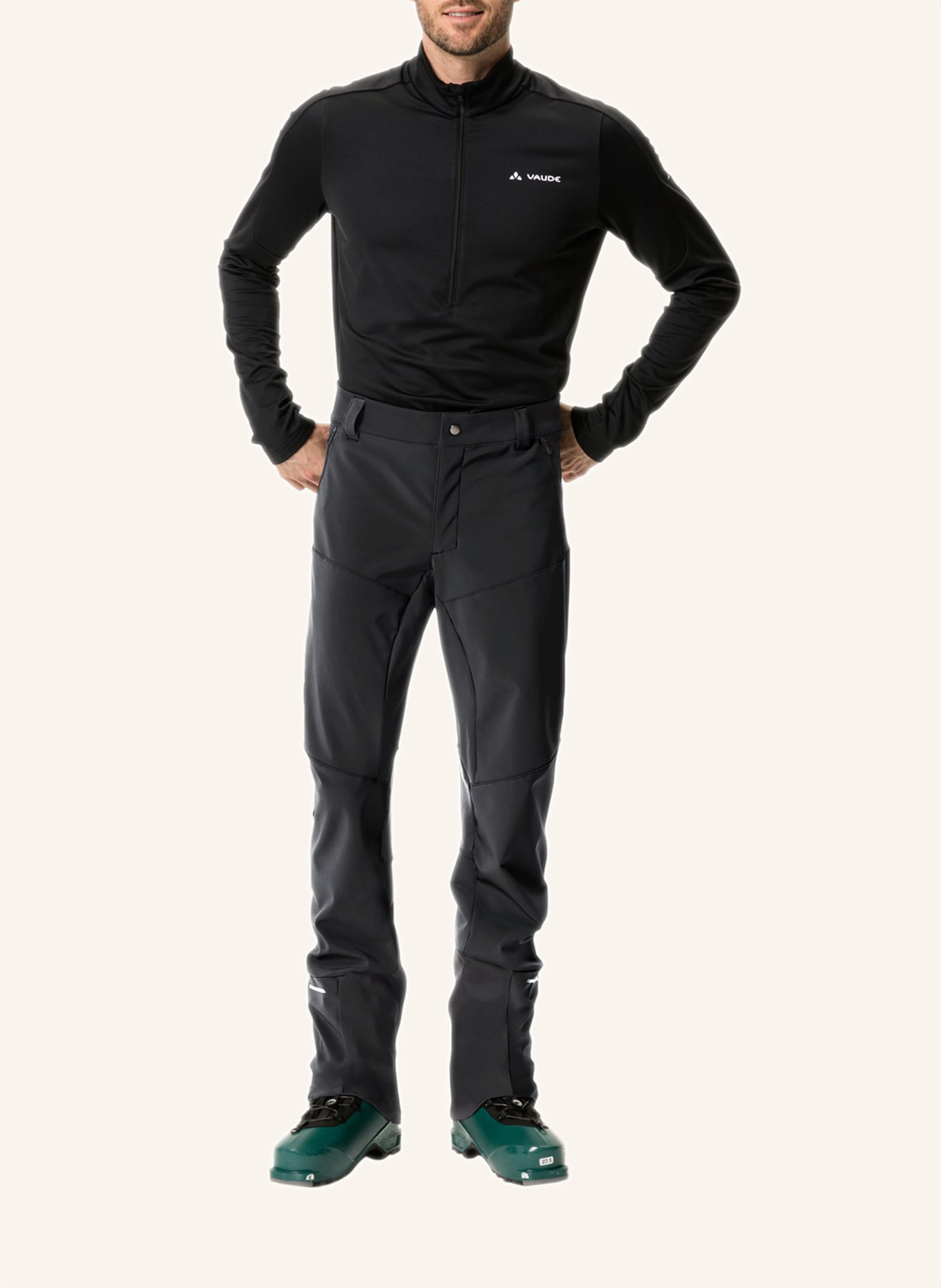 VAUDE Outdoor-Hose M LARICE P IV: SCHWARZ