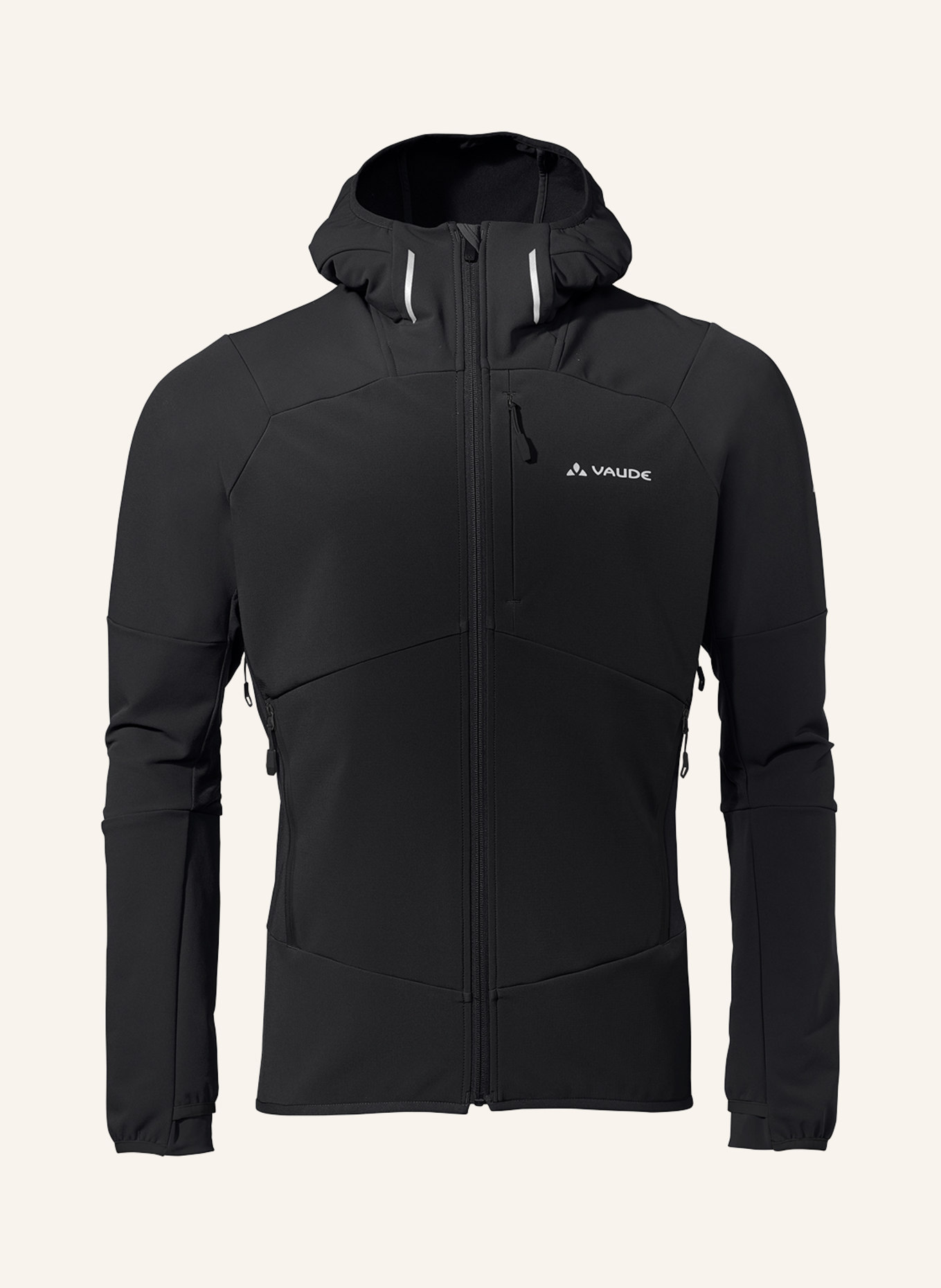 VAUDE Softshell-Jacke LARICE: SCHWARZ