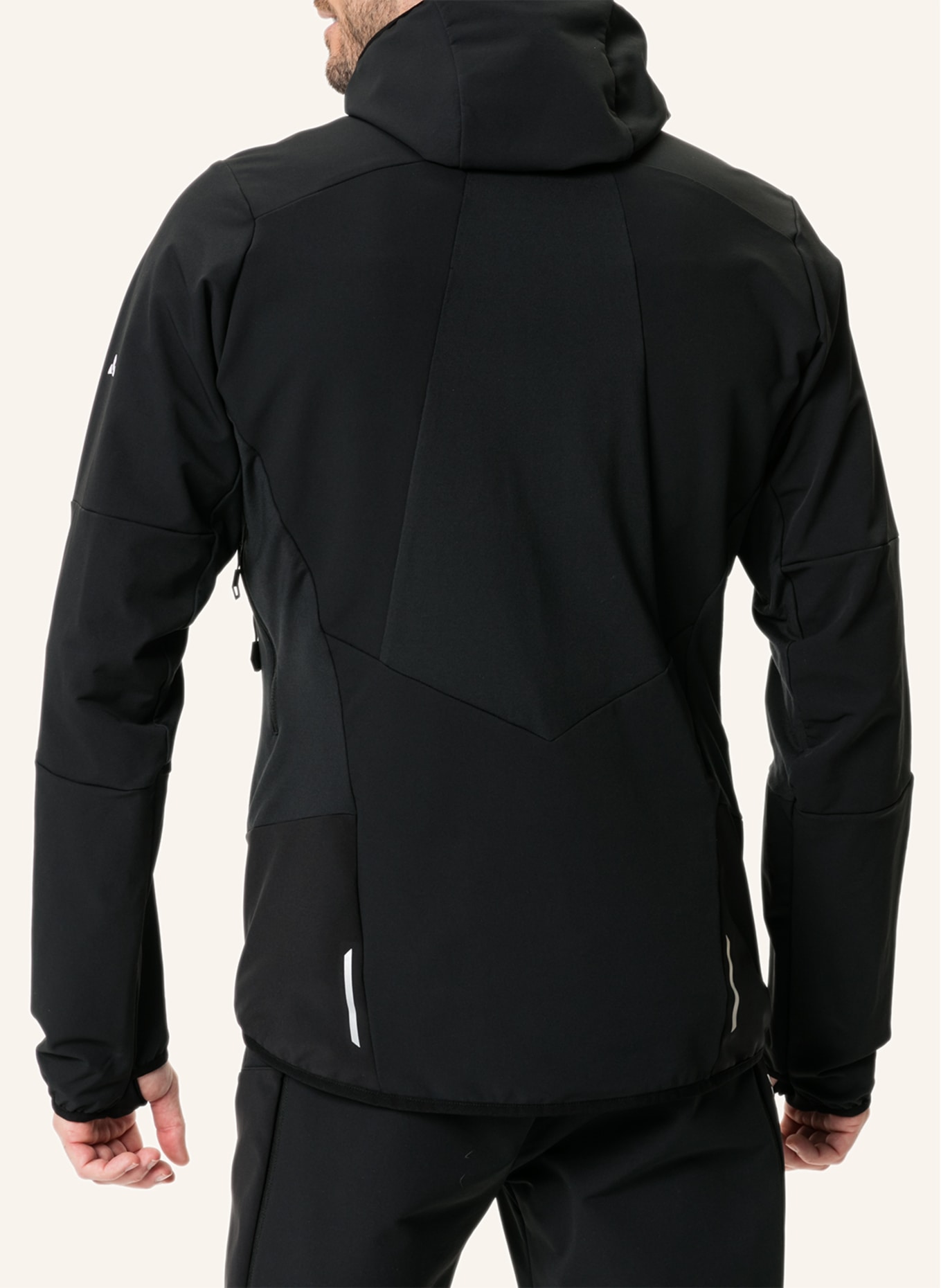 VAUDE Softshell-Jacke LARICE: SCHWARZ