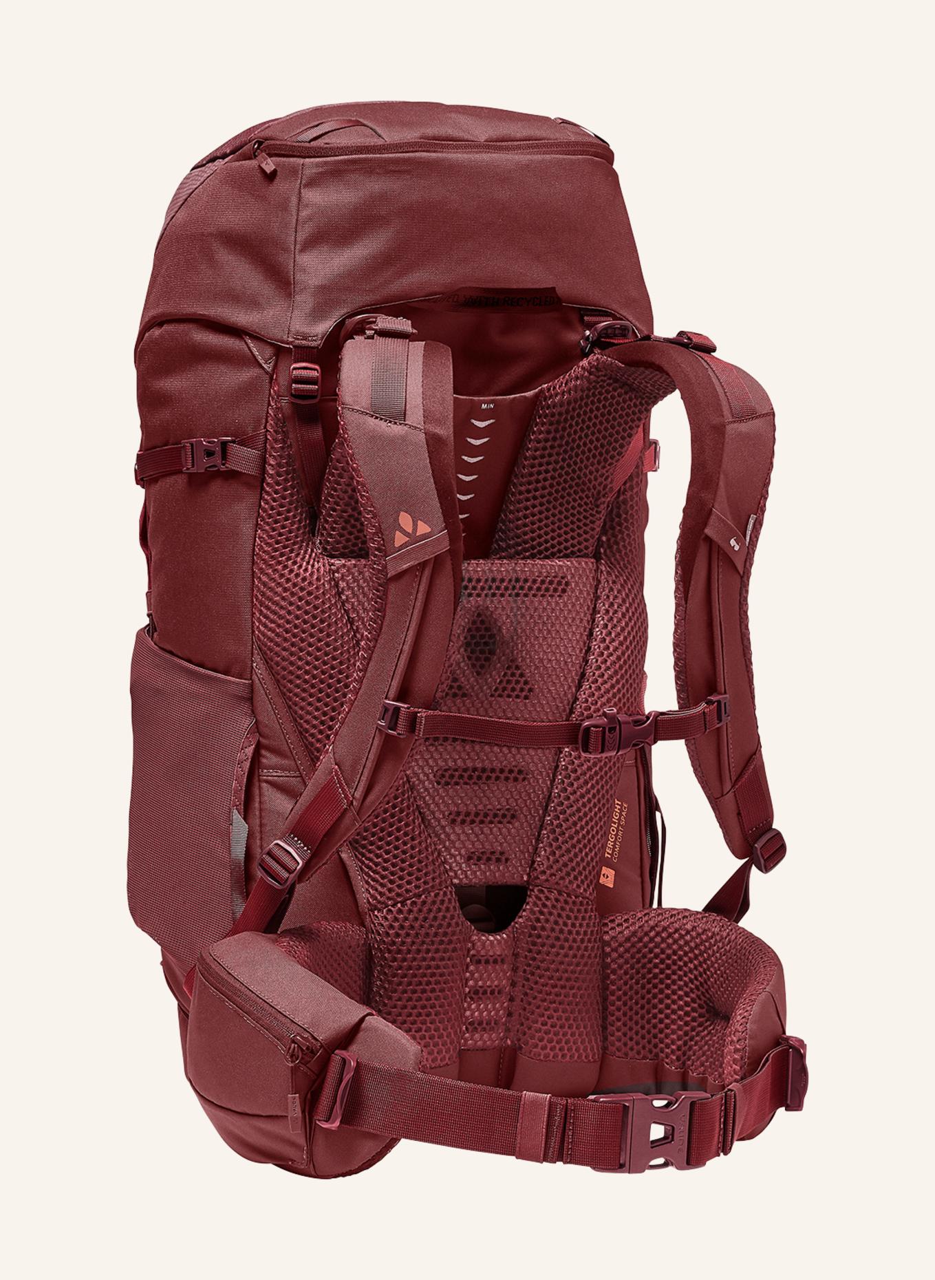 VAUDE Rucksack ASYMMETRIC 48+8 56 l: ROT