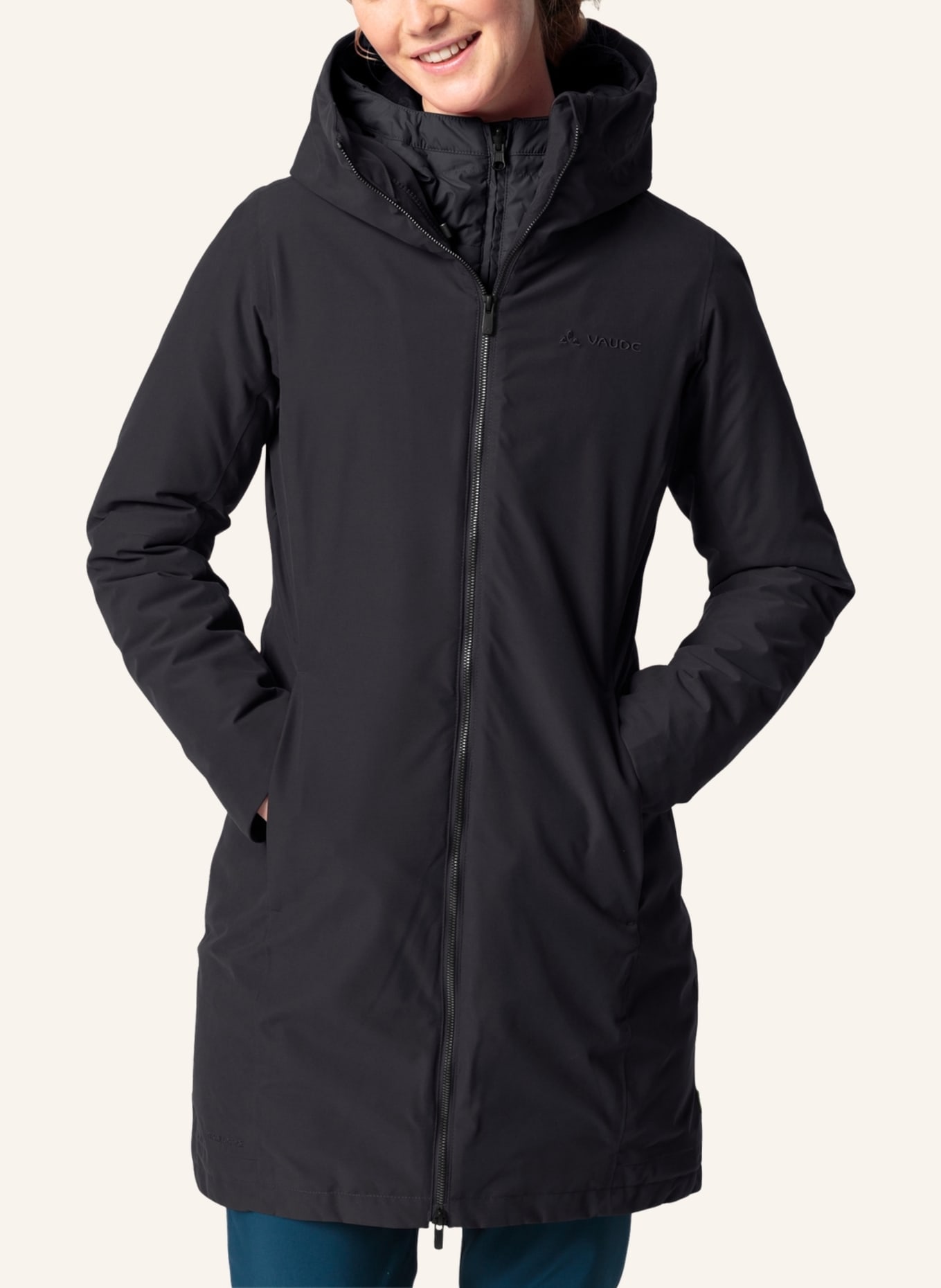 VAUDE 3-in-1-Mantel ANNECY III: SCHWARZ