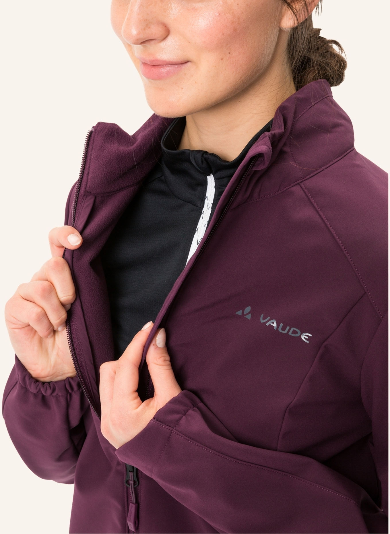 VAUDE Radjacke WINTRY: DUNKELROT