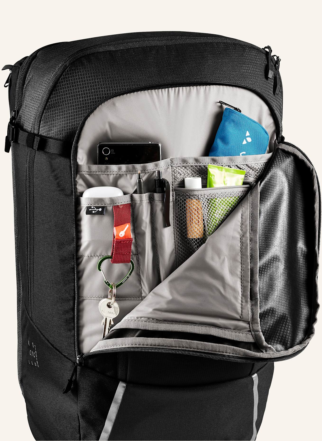 VAUDE Fahrradtasche CYCLE 28 II: SCHWARZ