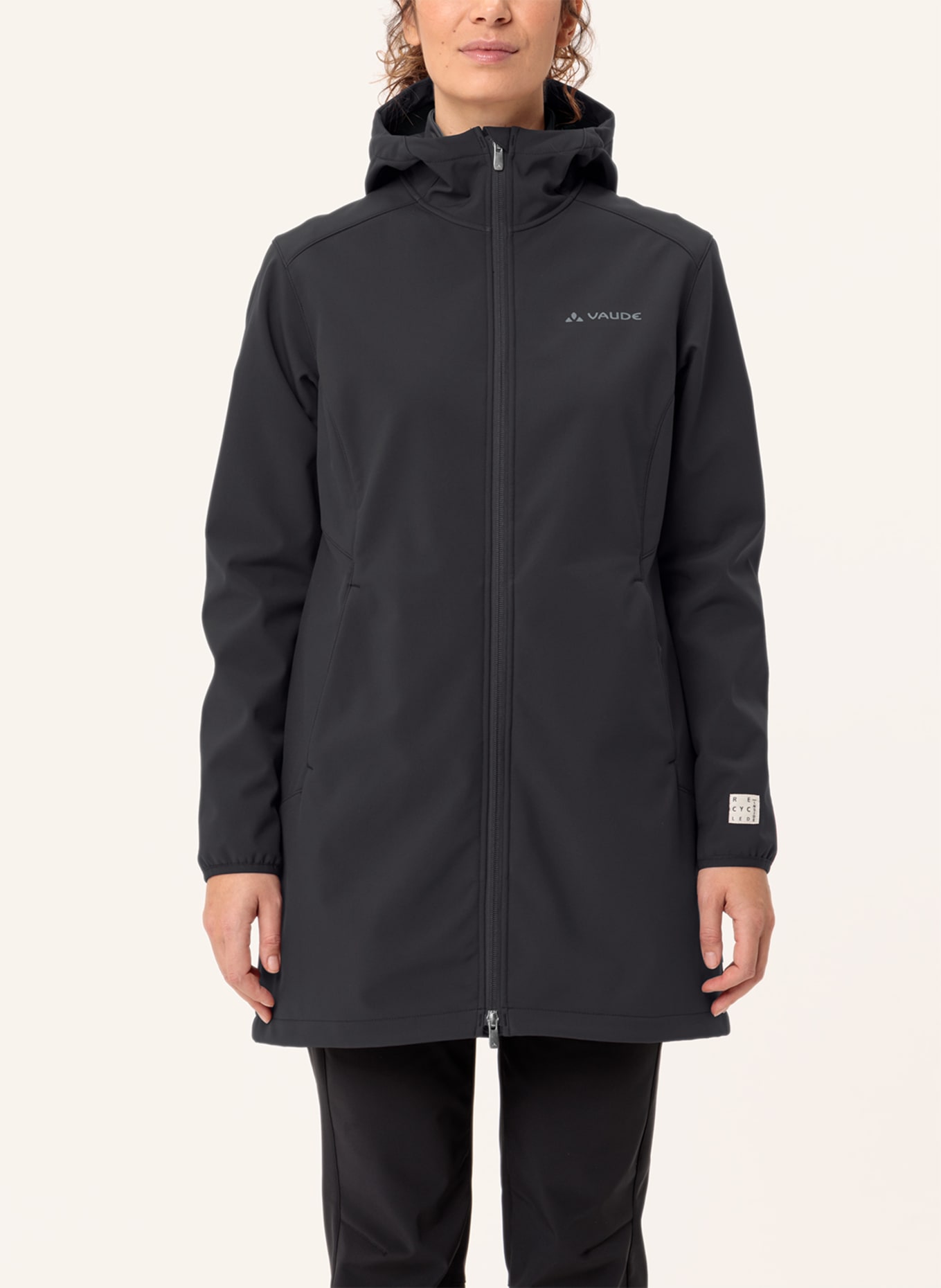 VAUDE Parka MOENA: SCHWARZ
