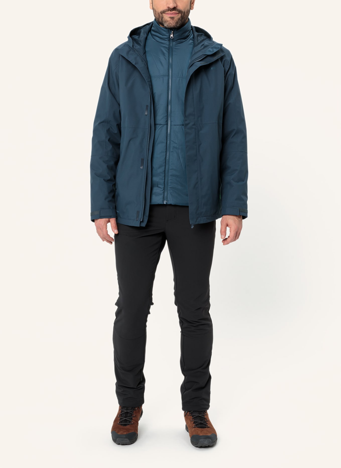 VAUDE 2-in-1-Jacke NEYLAND: BLAU