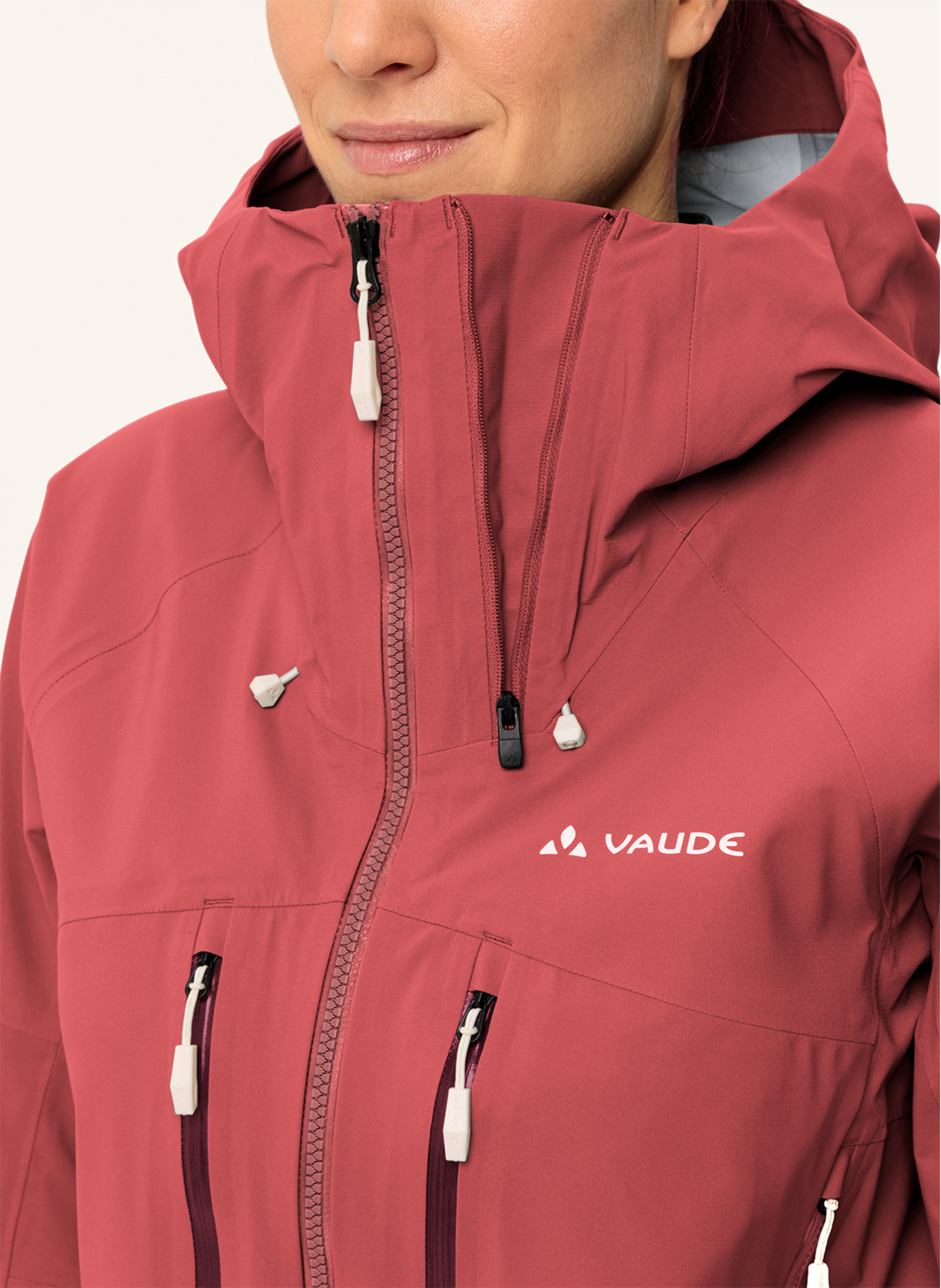 VAUDE Outdoor-Jacke W MONVISO 3L J, Farbe: ORANGE (Bild 4)