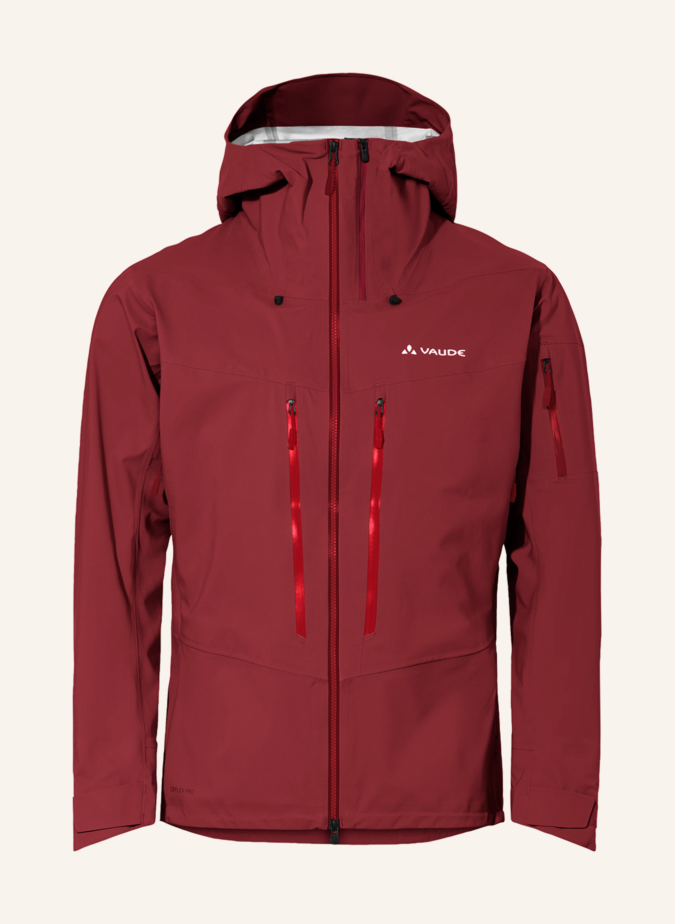 VAUDE Hardshell-Skijacke: ROT