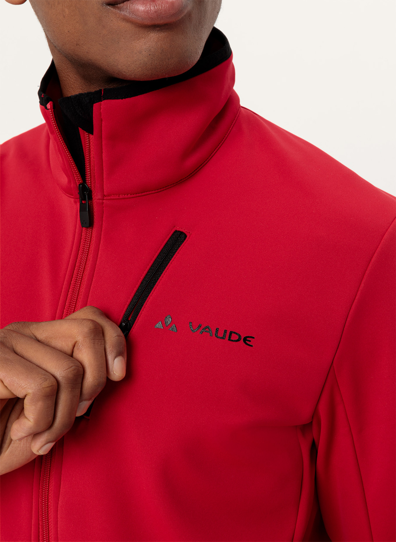 VAUDE Softshell-Jacke M MATERA SFT J II, Farbe: ROT (Bild 4)