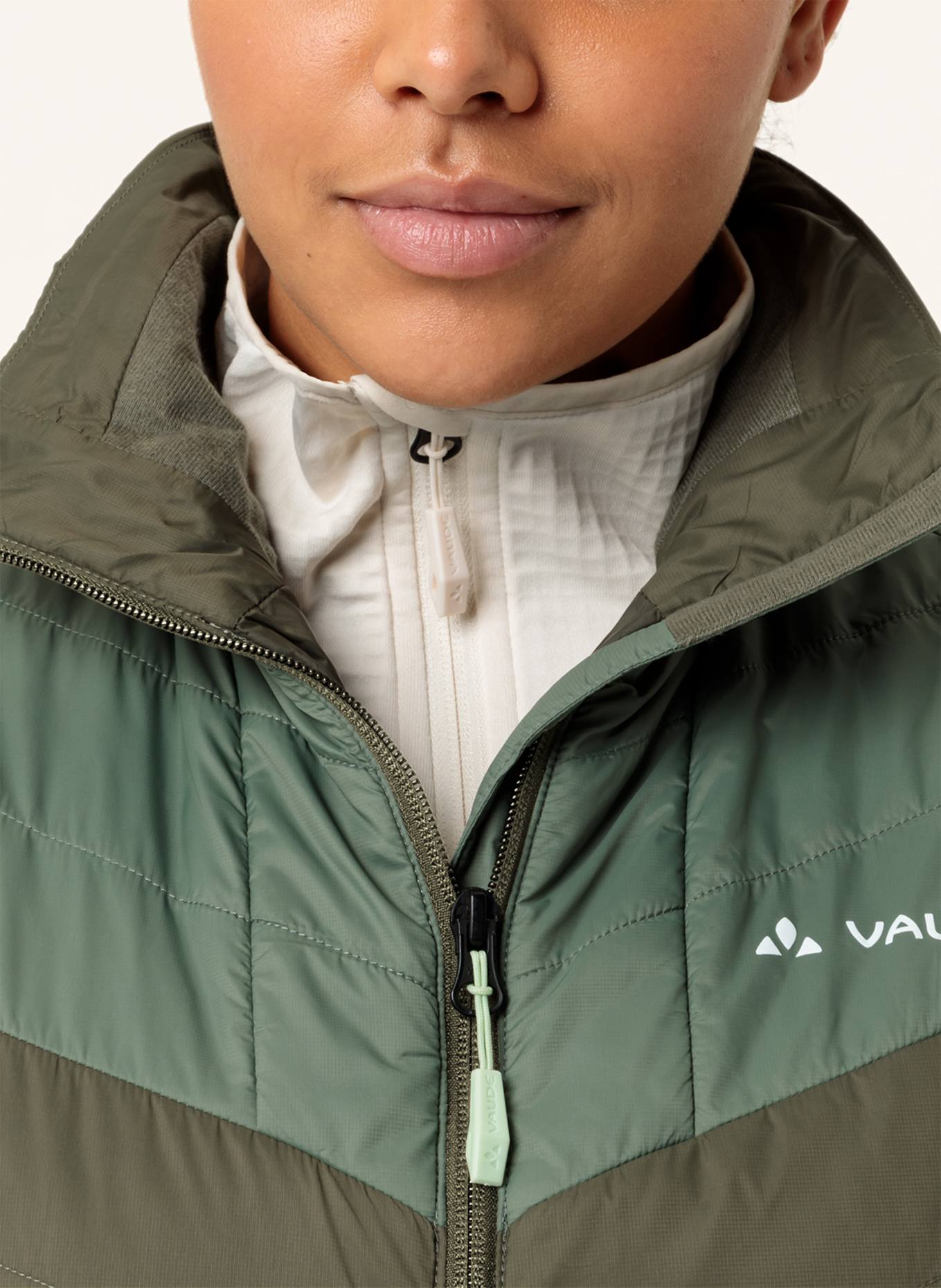 VAUDE Hybrid-Steppweste SESVENNA, Farbe: KHAKI (Bild 4)