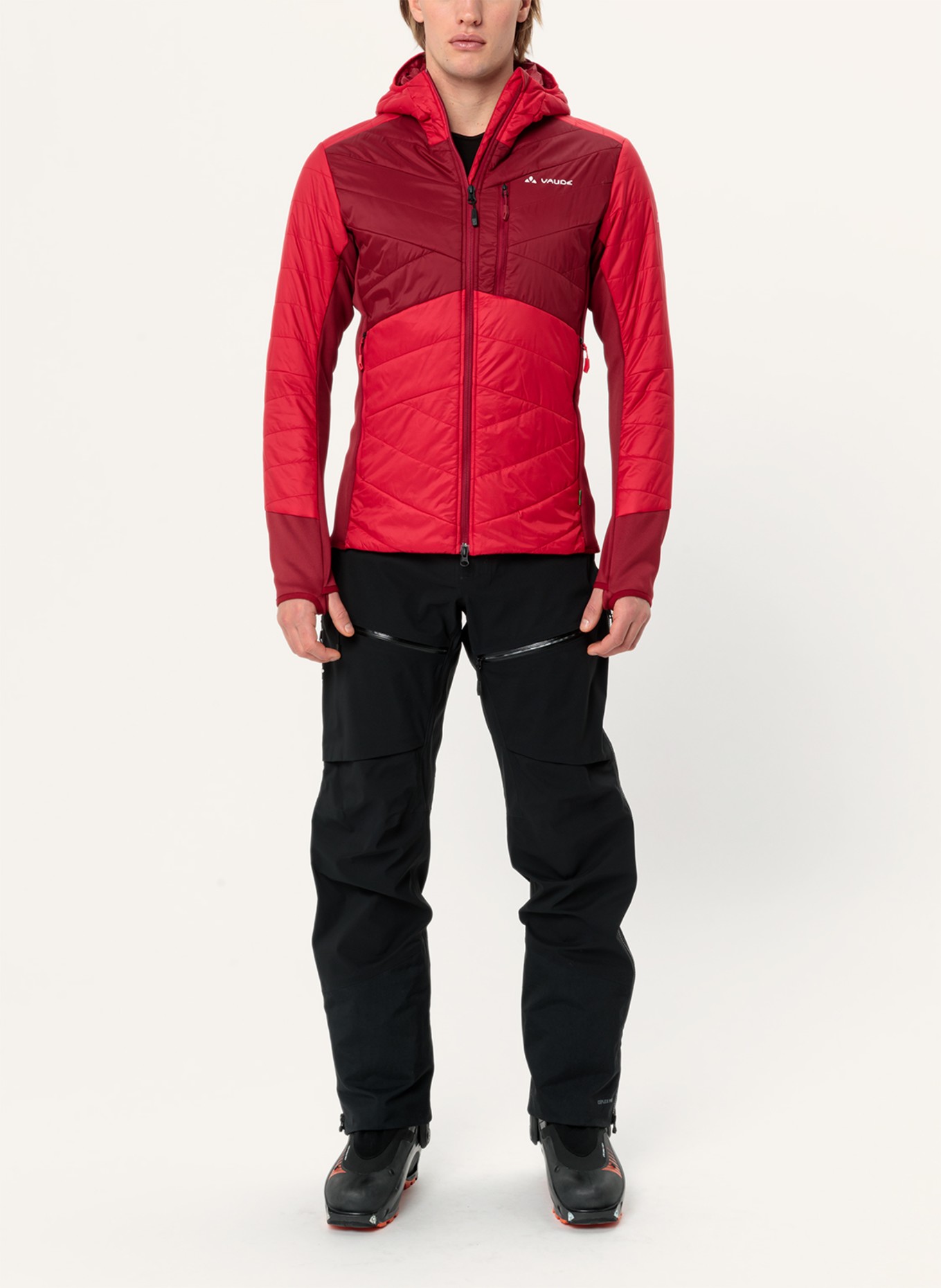 VAUDE Hybridjacke SESVENNA, Farbe: ROT (Bild 5)