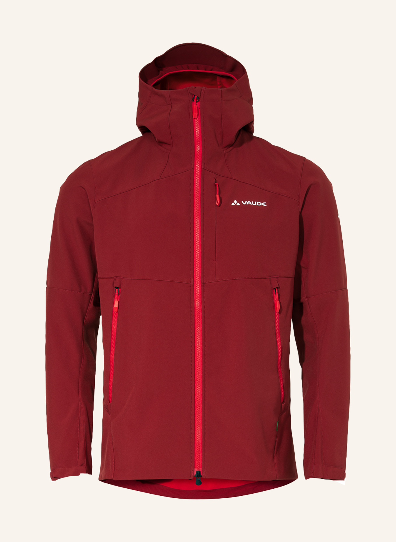 VAUDE Softshell-Jacke M ROCCIA SFT J II, Farbe: ROT (Bild 1)